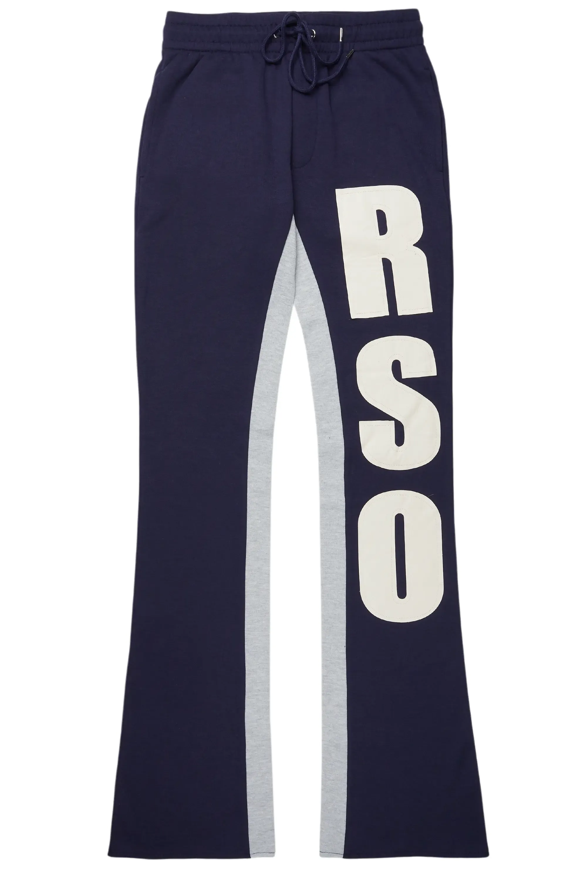 Uko Navy Stacked Baggy Track Pant sold by Rockstar Original