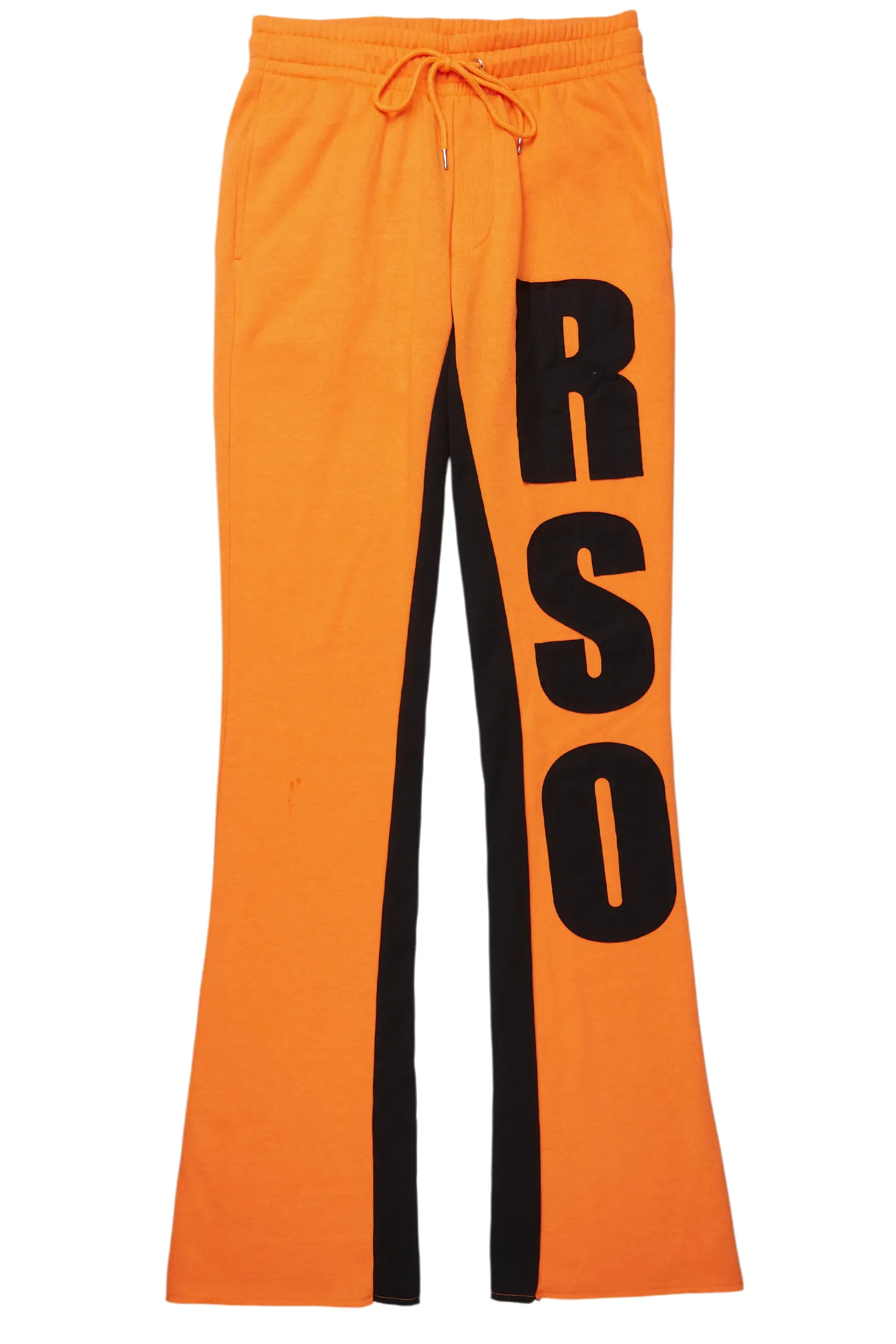 Uko Orange Stacked Baggy Track Pant sold by Rockstar Original