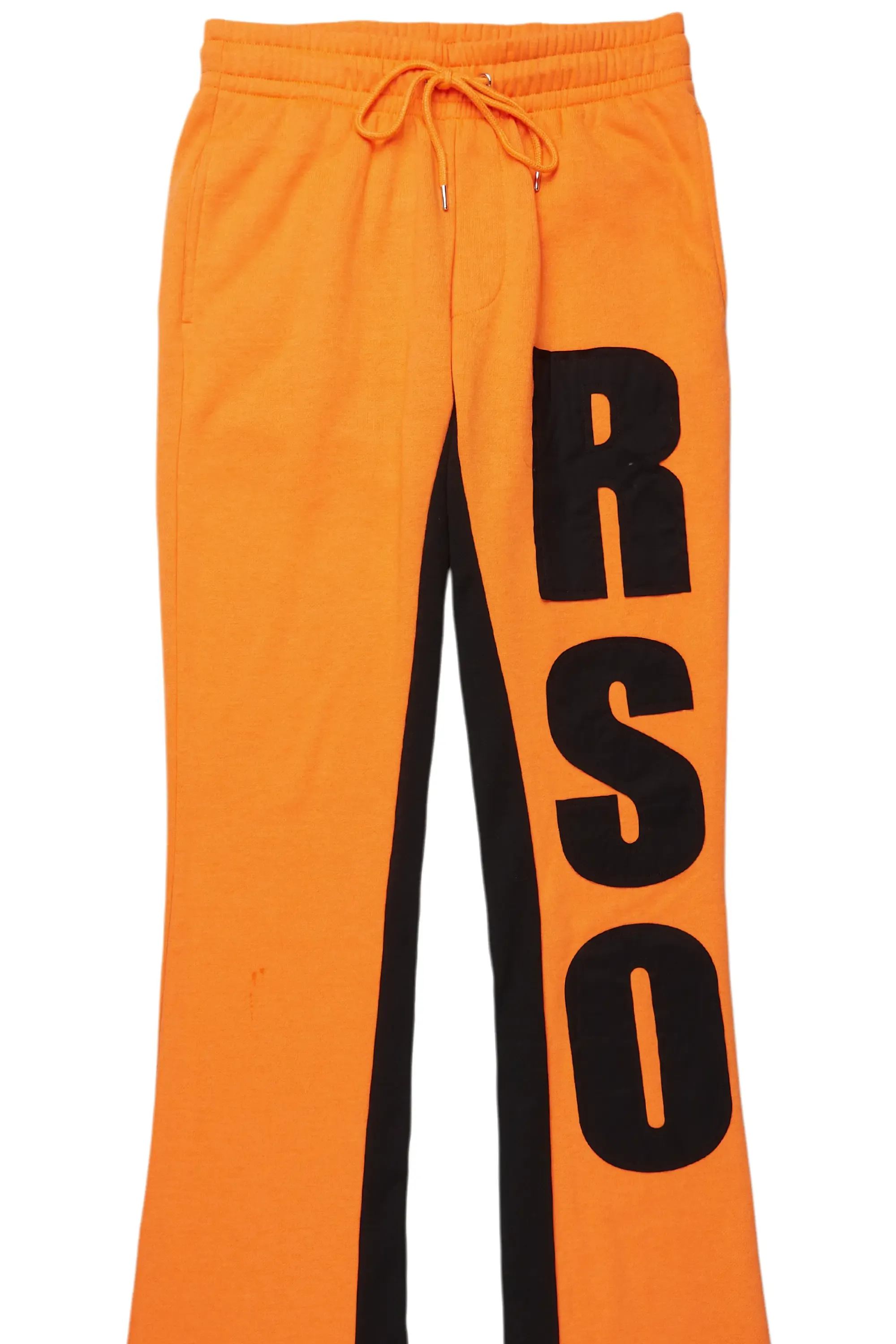 Uko Orange Stacked Baggy Track Pant sold by Rockstar Original product image thumbnail 2