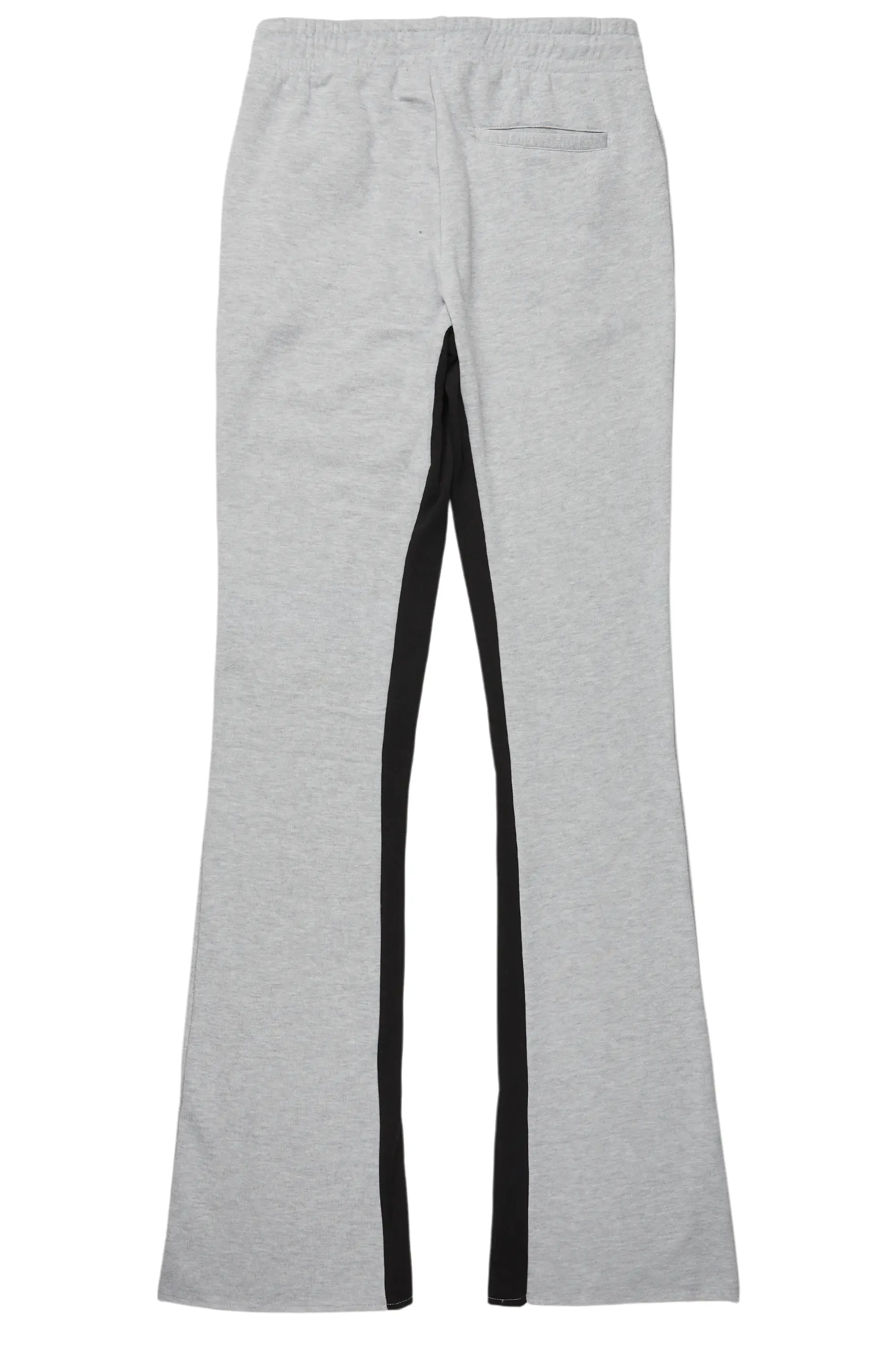 Uko Heather Grey Stacked Baggy Track Pant sold by Rockstar Original product image thumbnail 3
