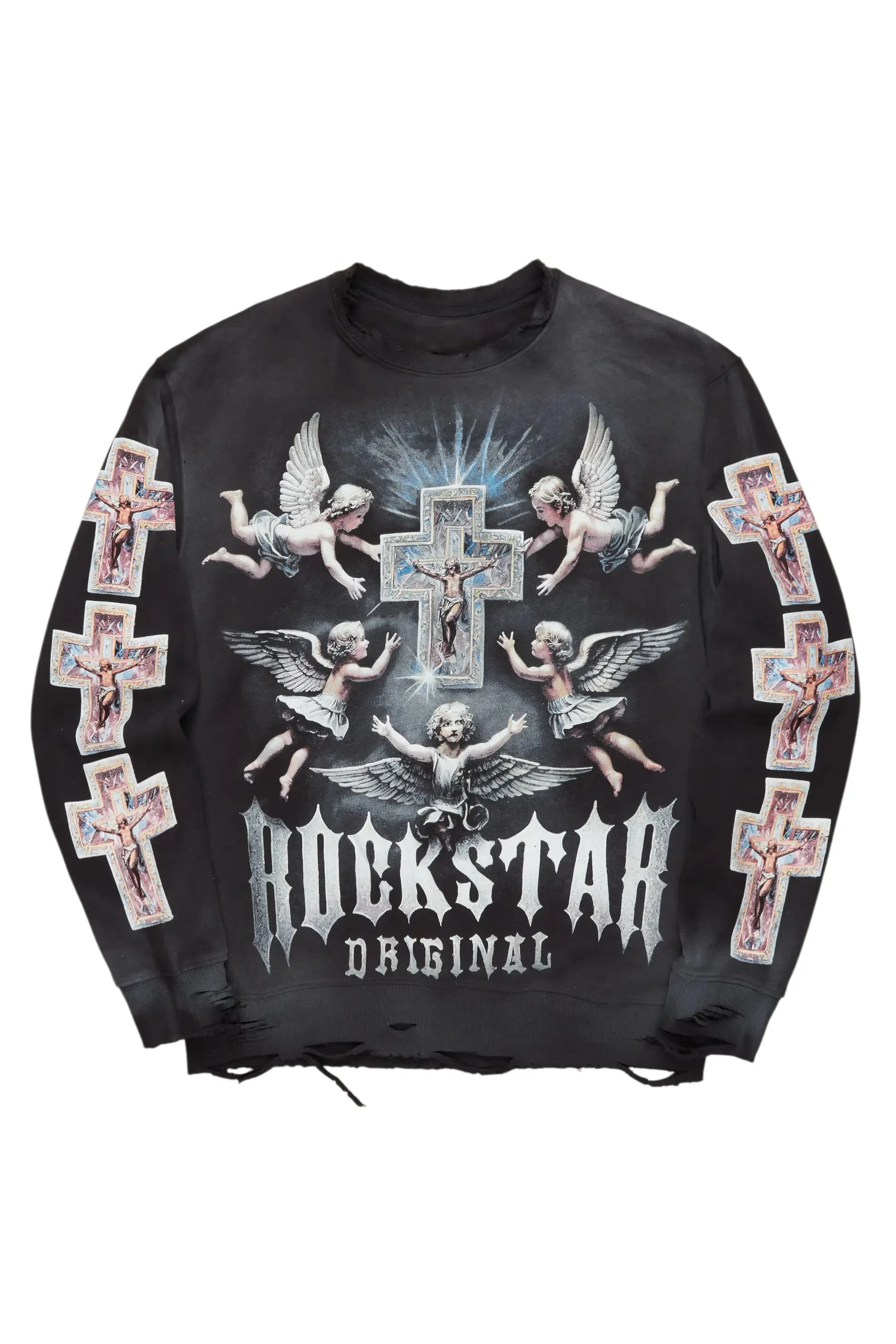 Zakee Black Crewneck sold by Rockstar Original
