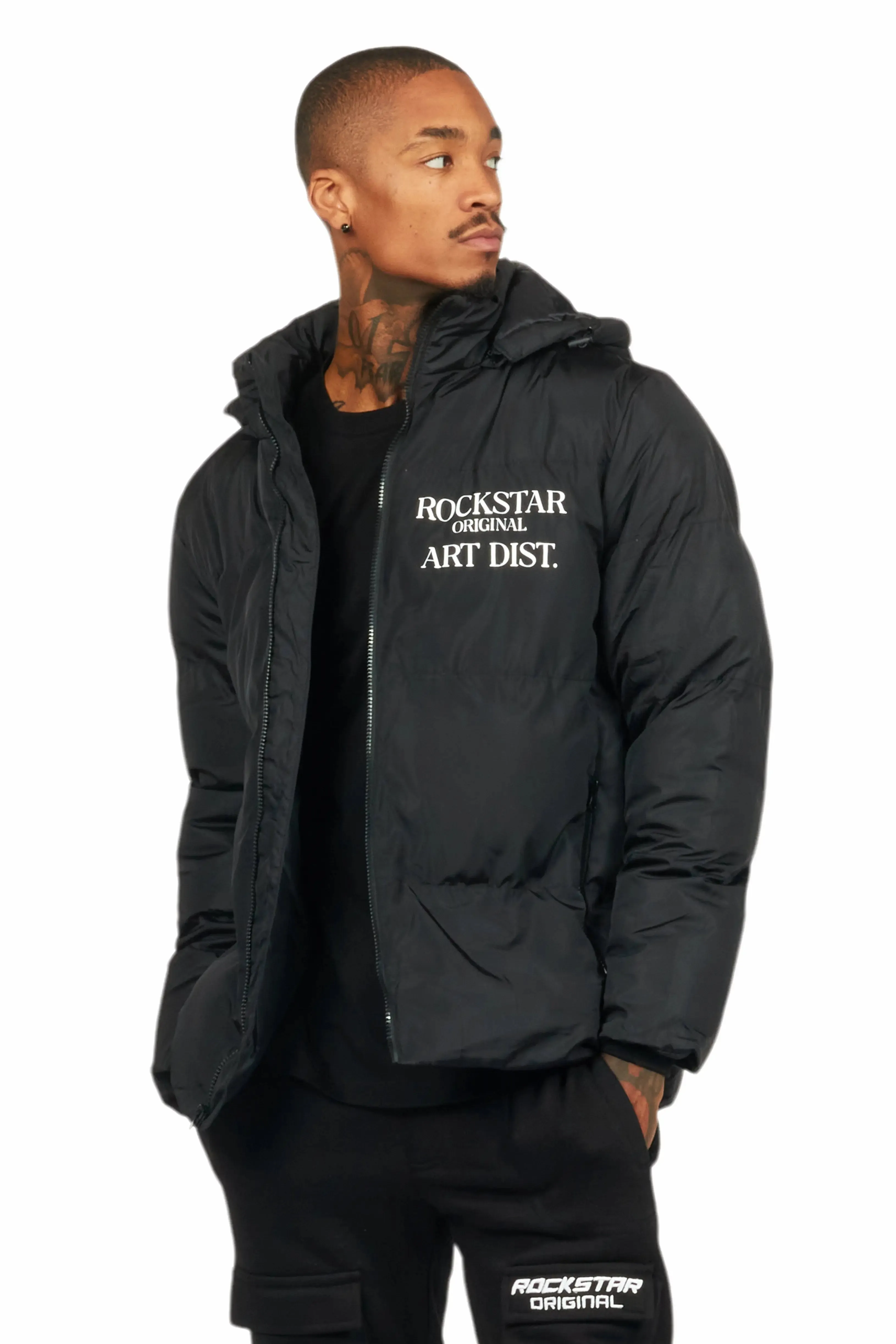 Briggs Black Graphic Puffer sold by Rockstar Original product image thumbnail 3