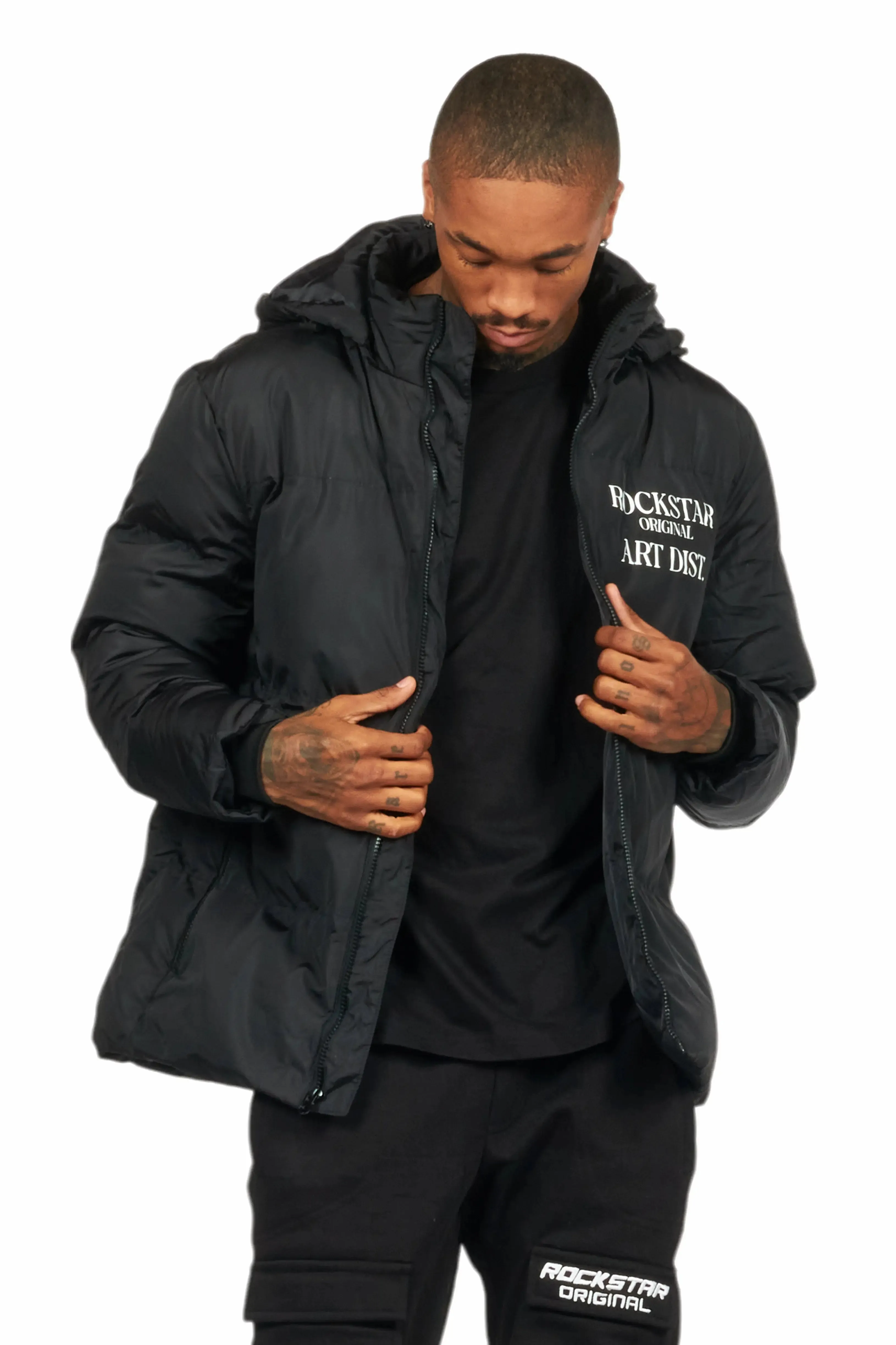 Briggs Black Graphic Puffer sold by Rockstar Original product image thumbnail 4