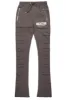 Emilio Vintage Grey Stacked Flare Track Pant sold by Rockstar Original