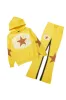 States Yellow Baggy Stacked Hoodie Track Set sold by Rockstar Original