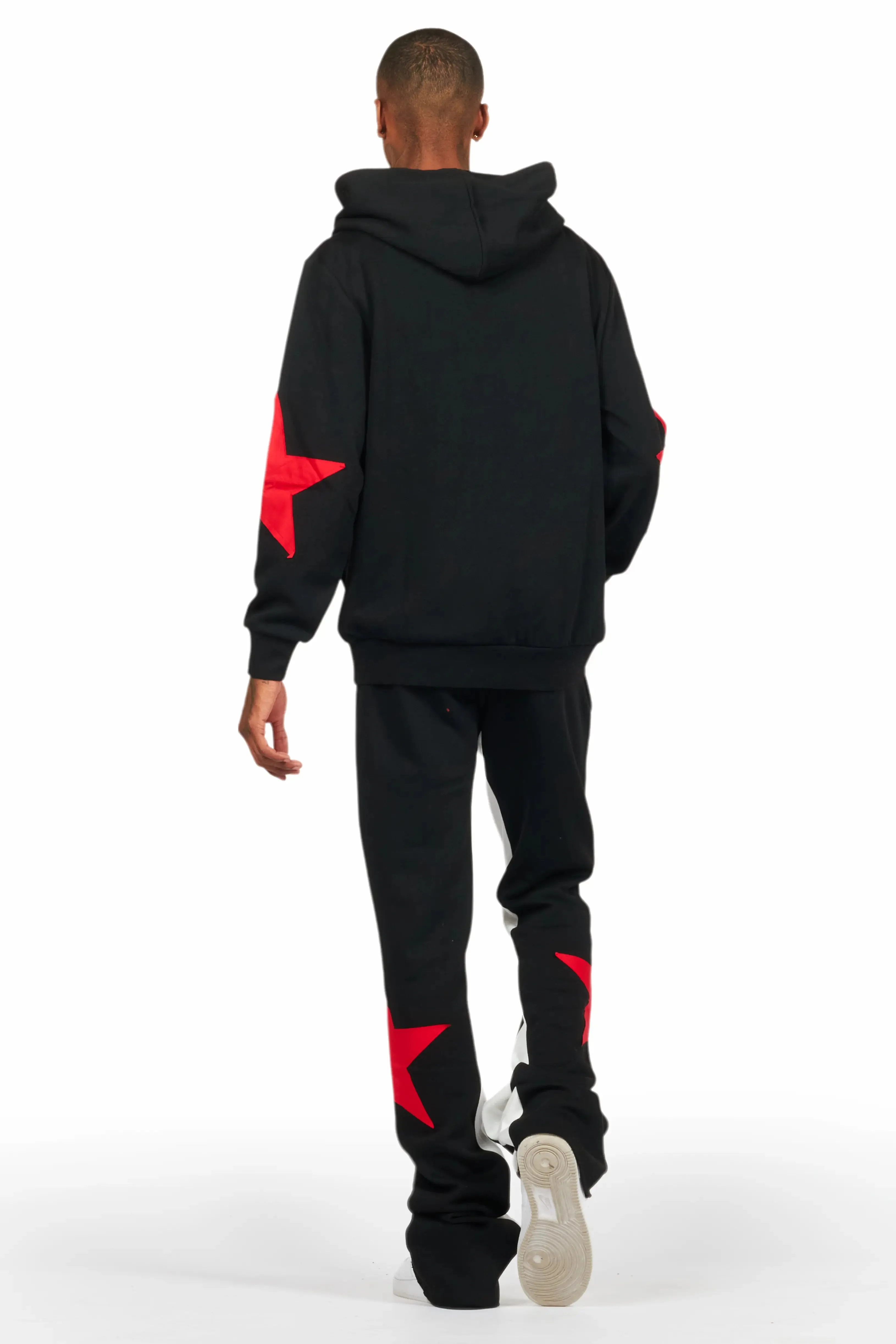 States Black/Red Baggy Stacked Hoodie Track Set sold by Rockstar Original product image thumbnail 4
