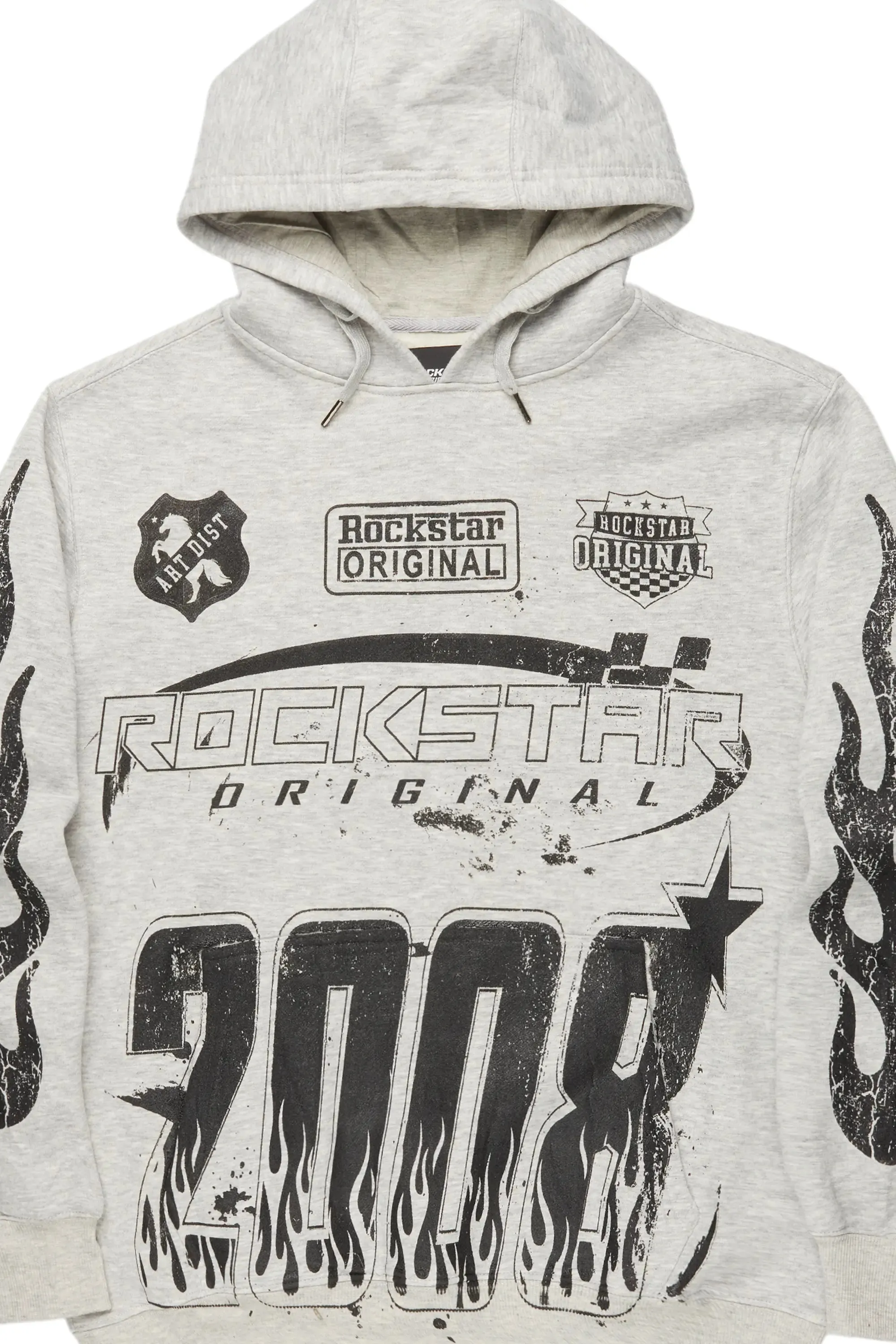 Amos Heather Grey Graphic Hoodie sold by Rockstar Original product image thumbnail 2