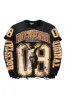 Fields Black/Orange Double Layer Long Sleeve Graphic T-Shirt sold by Rockstar Original