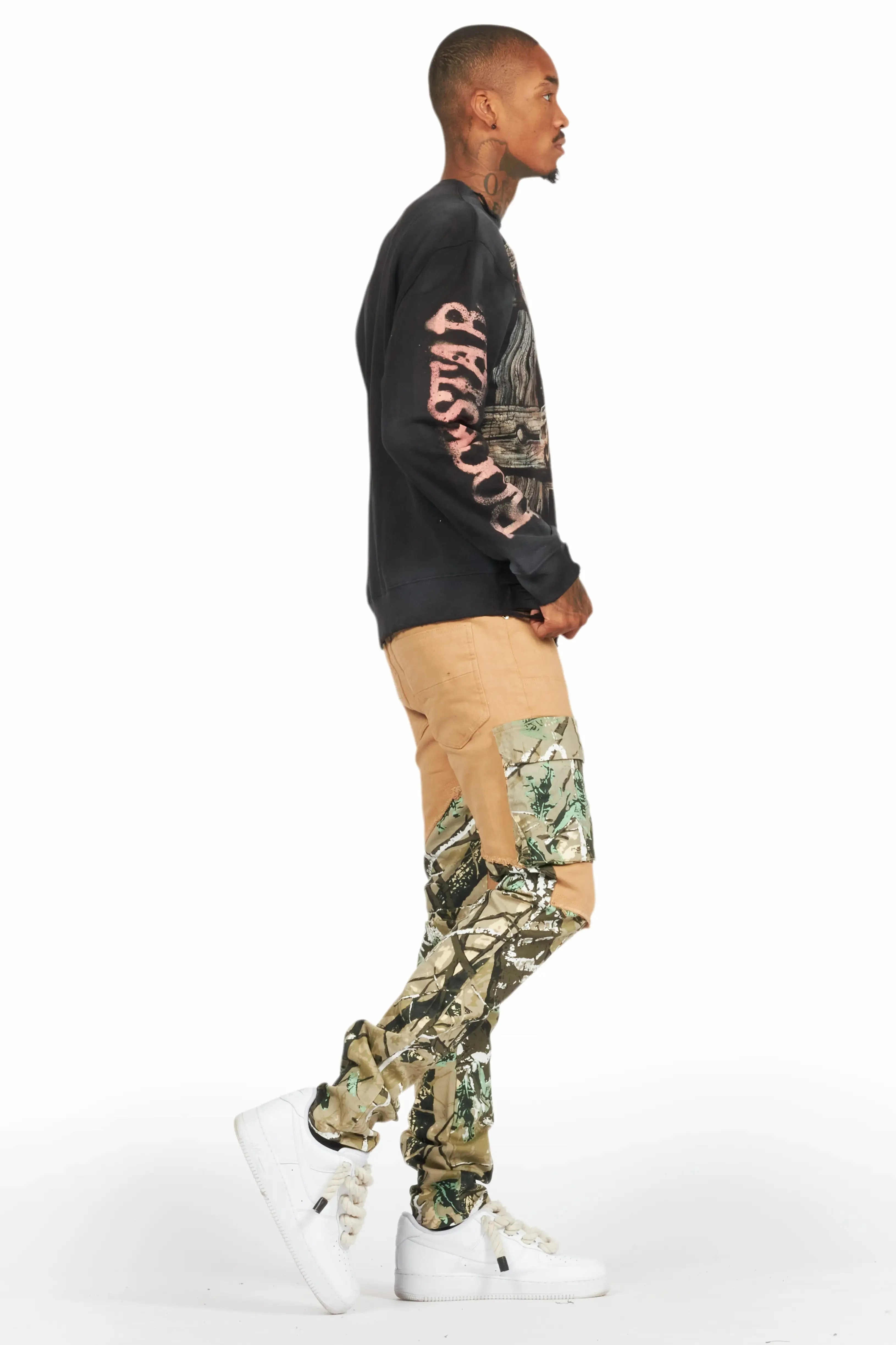 Denka Beige Slim Fit Jean sold by Rockstar Original product image thumbnail 5