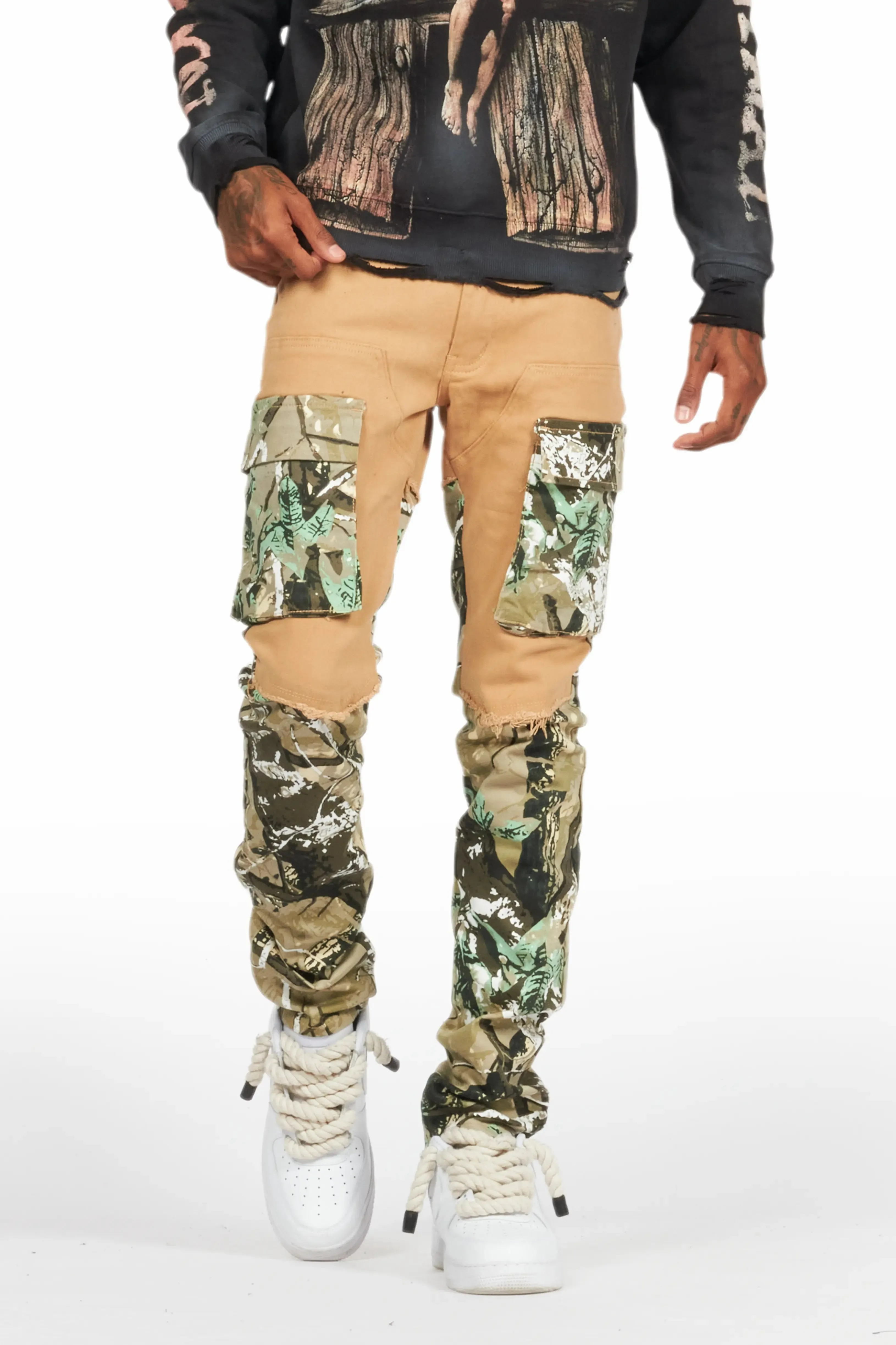 Denka Beige Slim Fit Jean sold by Rockstar Original