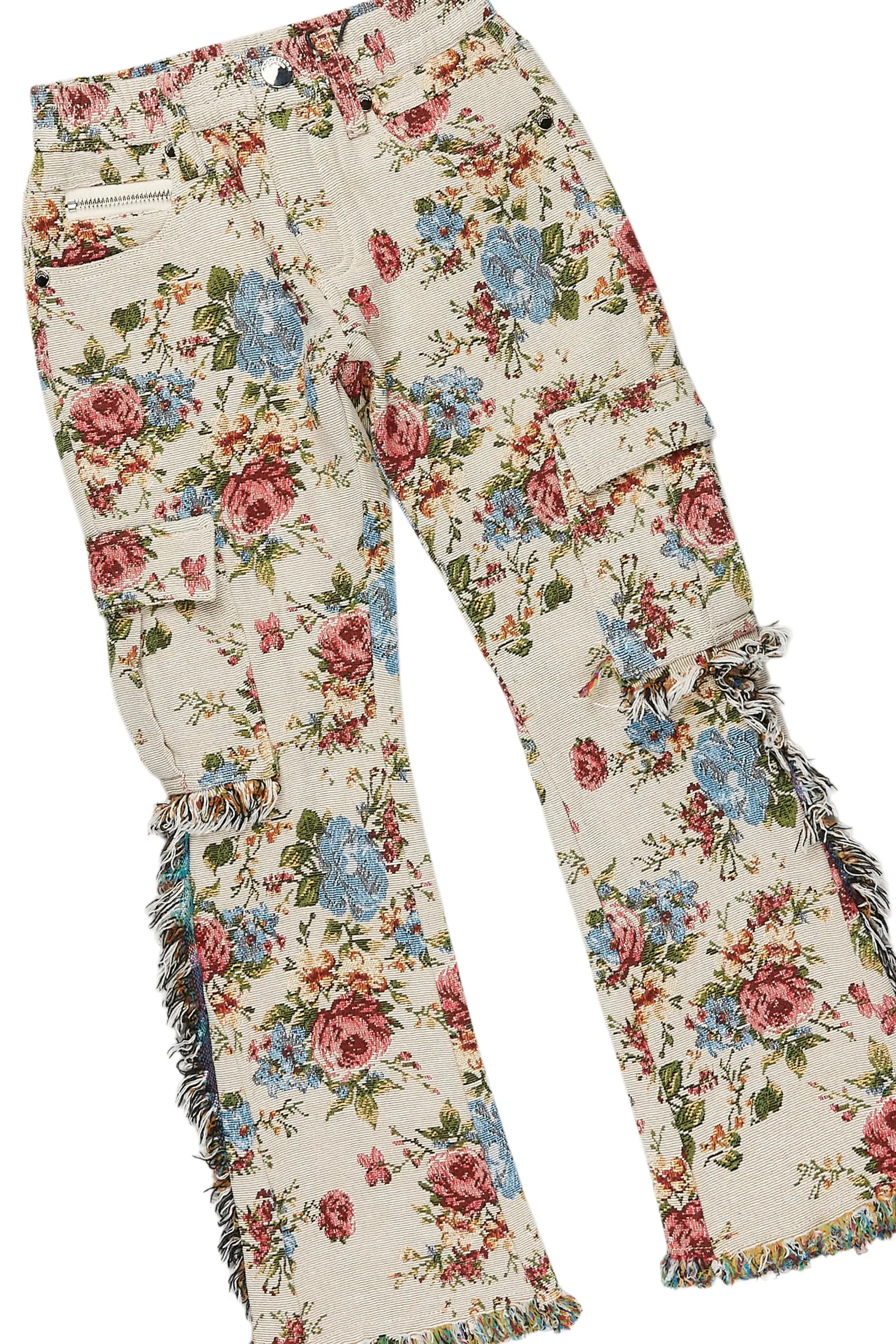 Boys Tadashi White T-Shirt/Stacked Flare Jean Set sold by Rockstar Original product image thumbnail 3