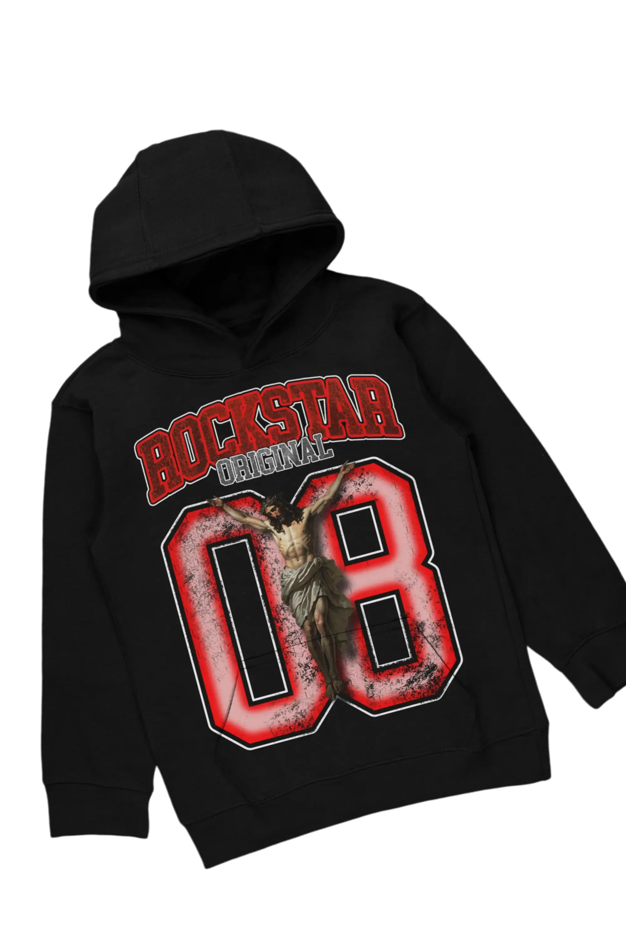 Boys Kiley Black Hoodie/Stacked Flare Jean Set sold by Rockstar Original product image thumbnail 2