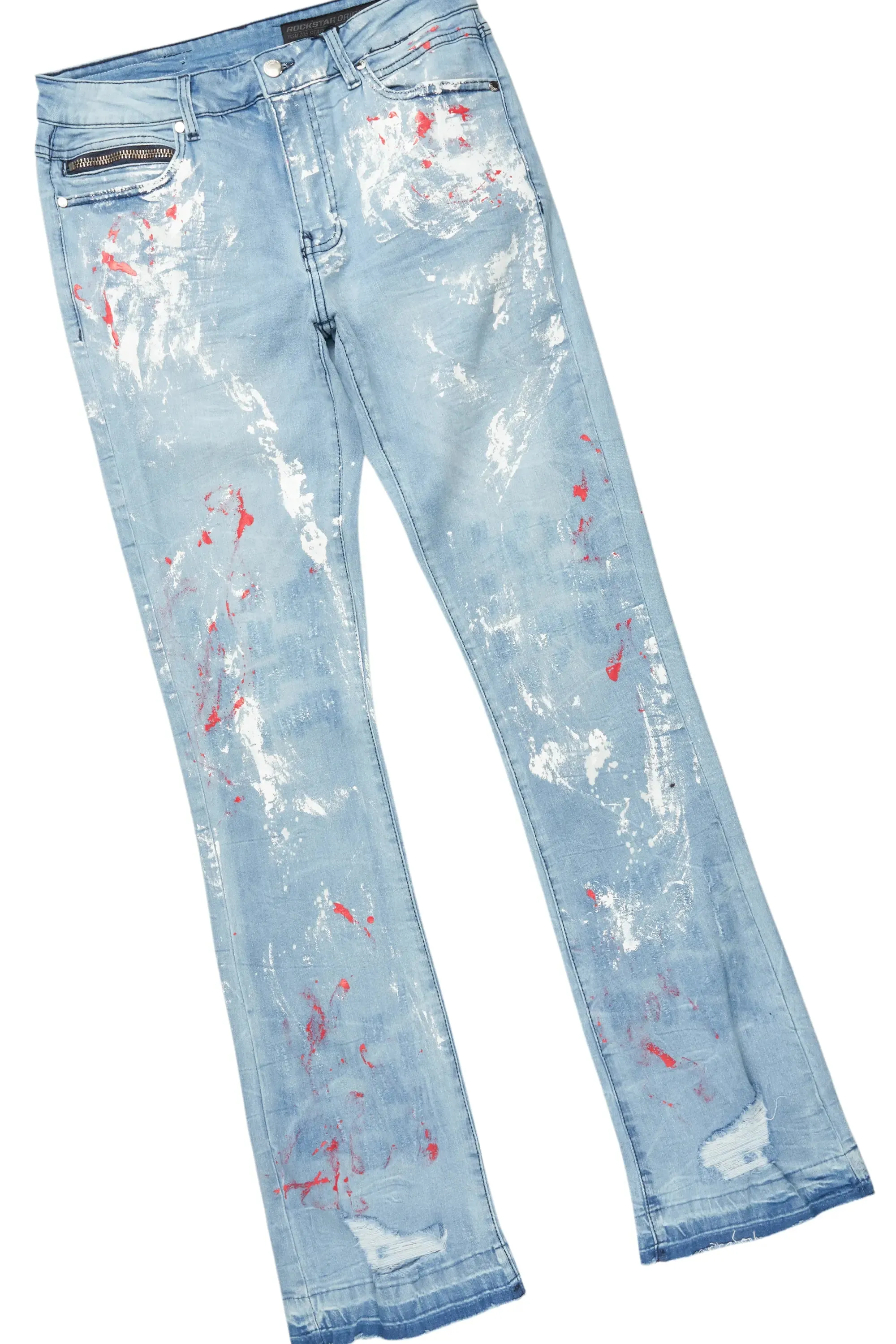 Deiter Red Long Sleeve/Stacked Flare Jean Set sold by Rockstar Original product image thumbnail 3