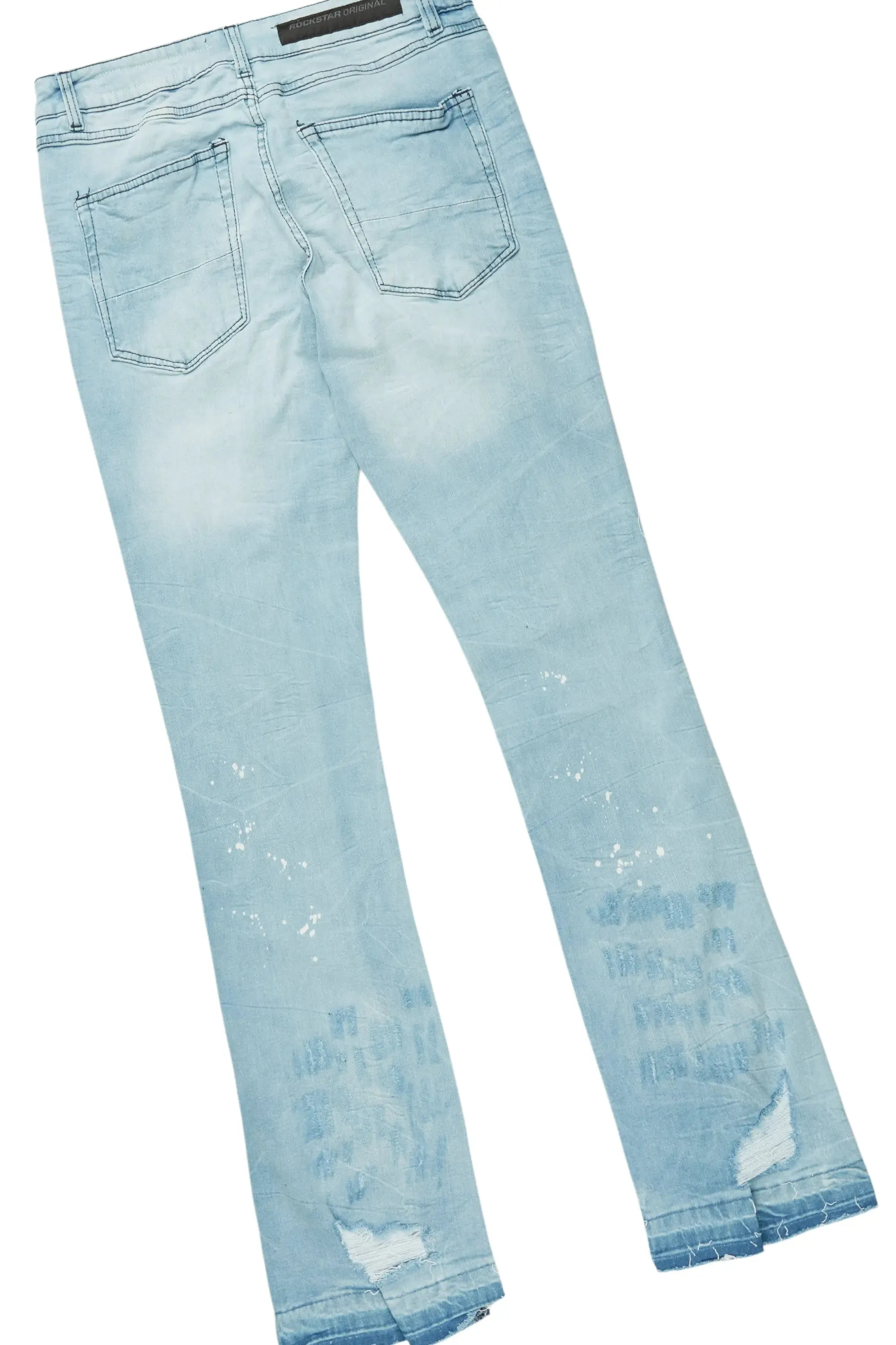 Tarl Black T-Shirt/Stacked Flare Jean Set sold by Rockstar Original product image thumbnail 4