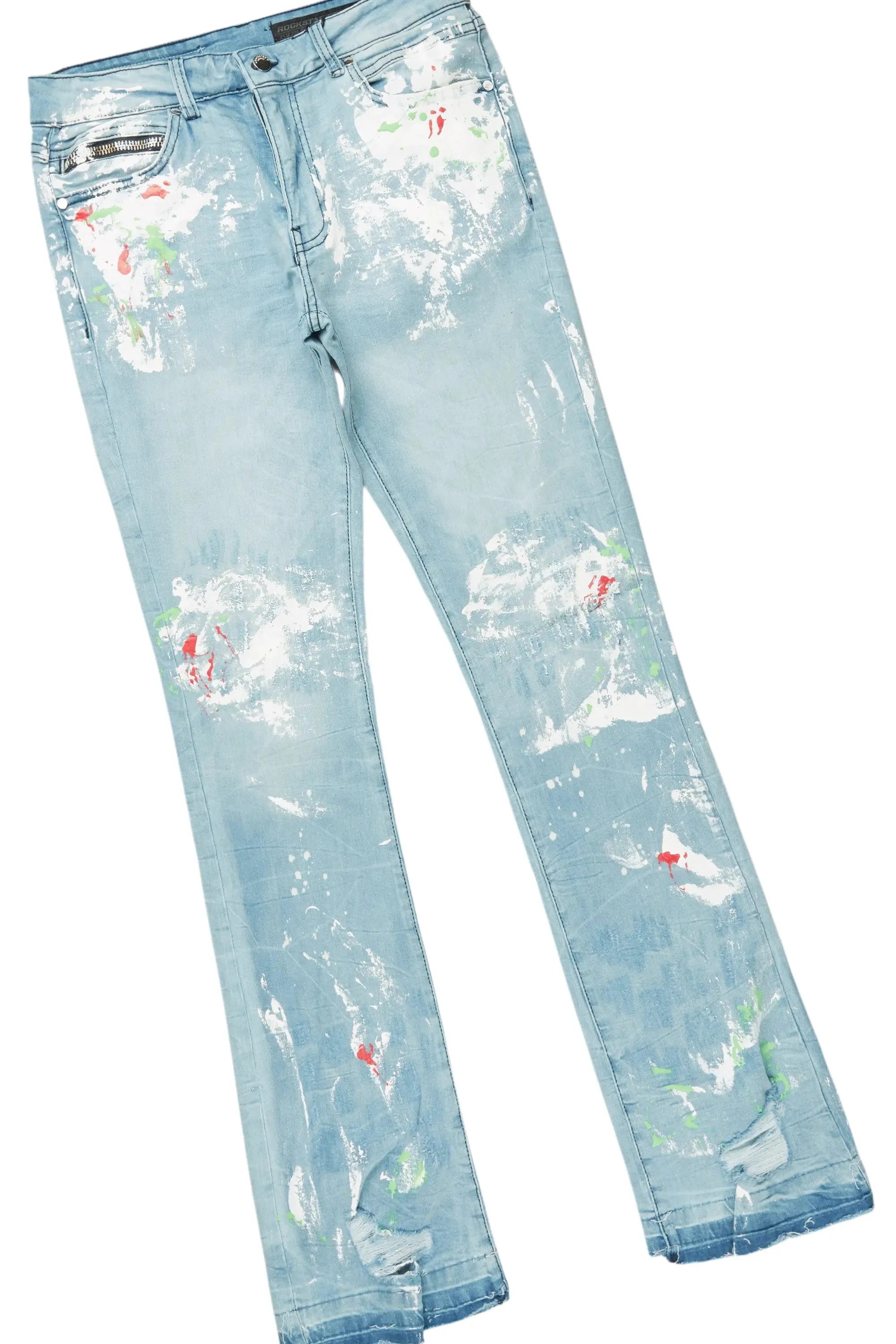 Tarl Black T-Shirt/Stacked Flare Jean Set sold by Rockstar Original product image thumbnail 3