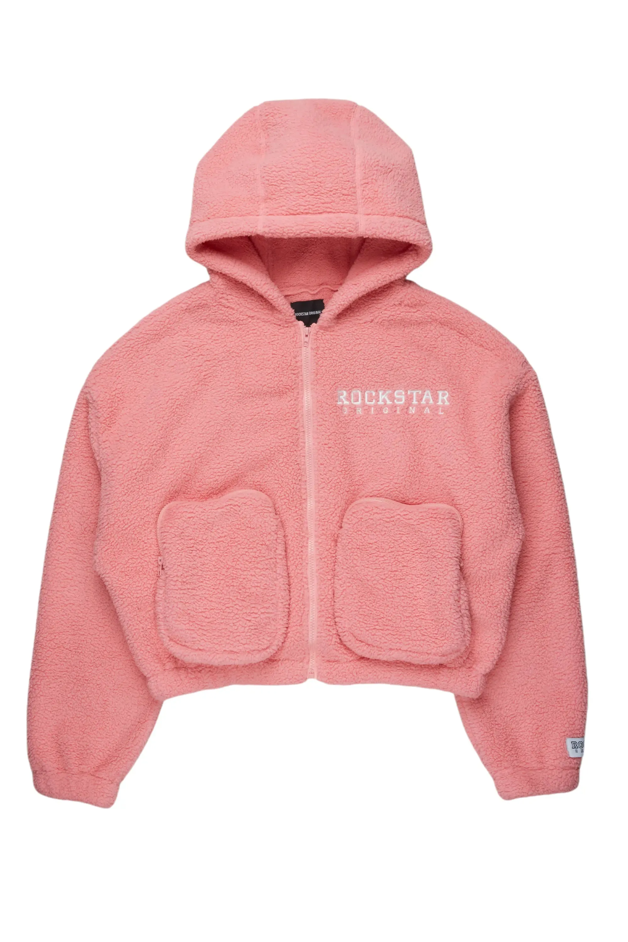 Lonia Pink Sherpa Jacket sold by Rockstar Original product image thumbnail 3