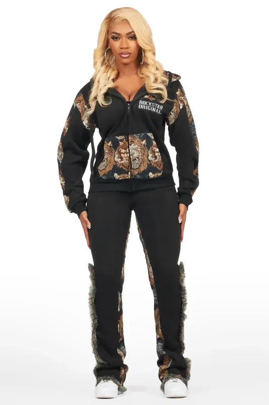 Linnea Black Tapestry Stacked Trackset sold by Rockstar Original