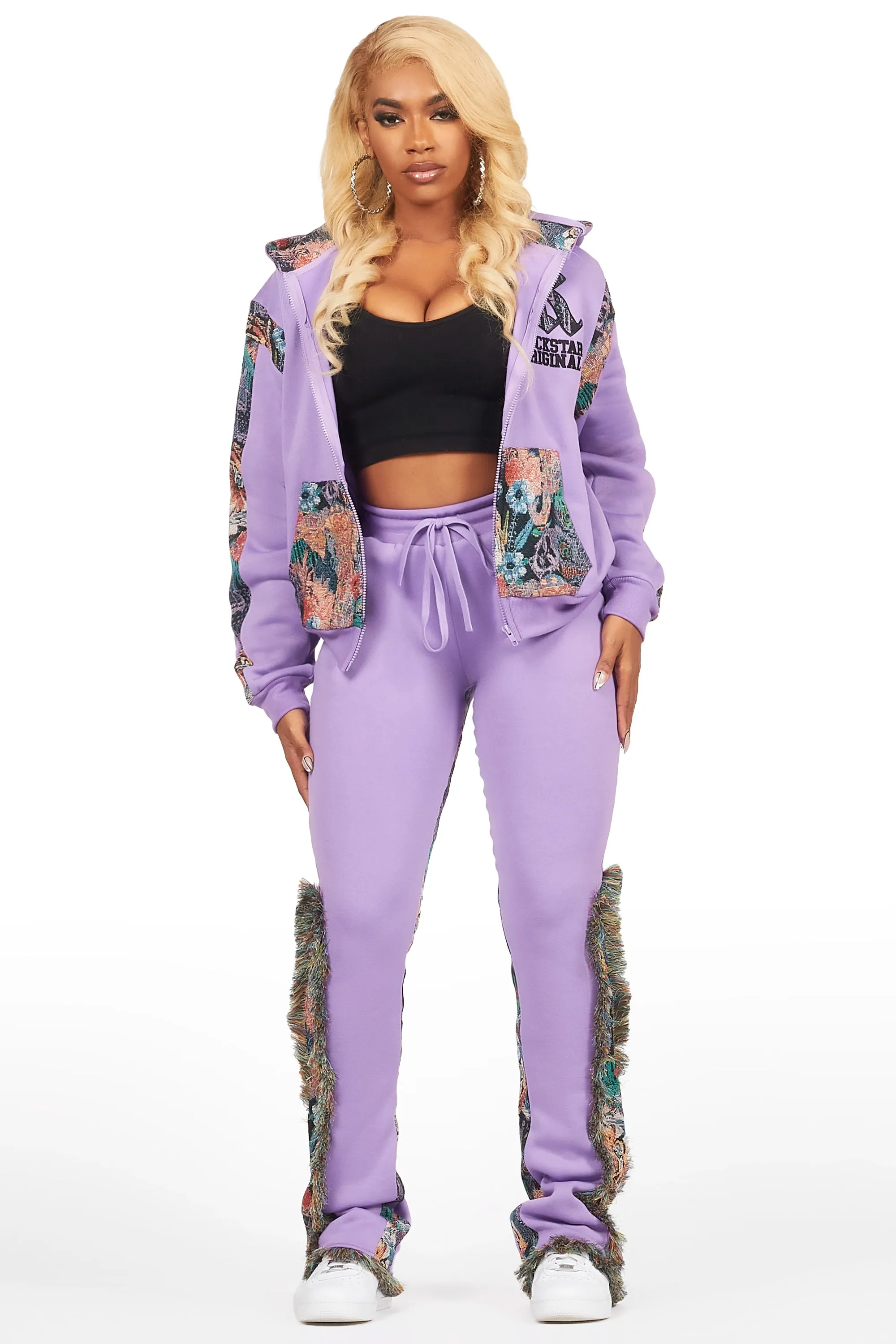 Linnea Purple Tapestry Stacked Trackset sold by Rockstar Original product image thumbnail 2