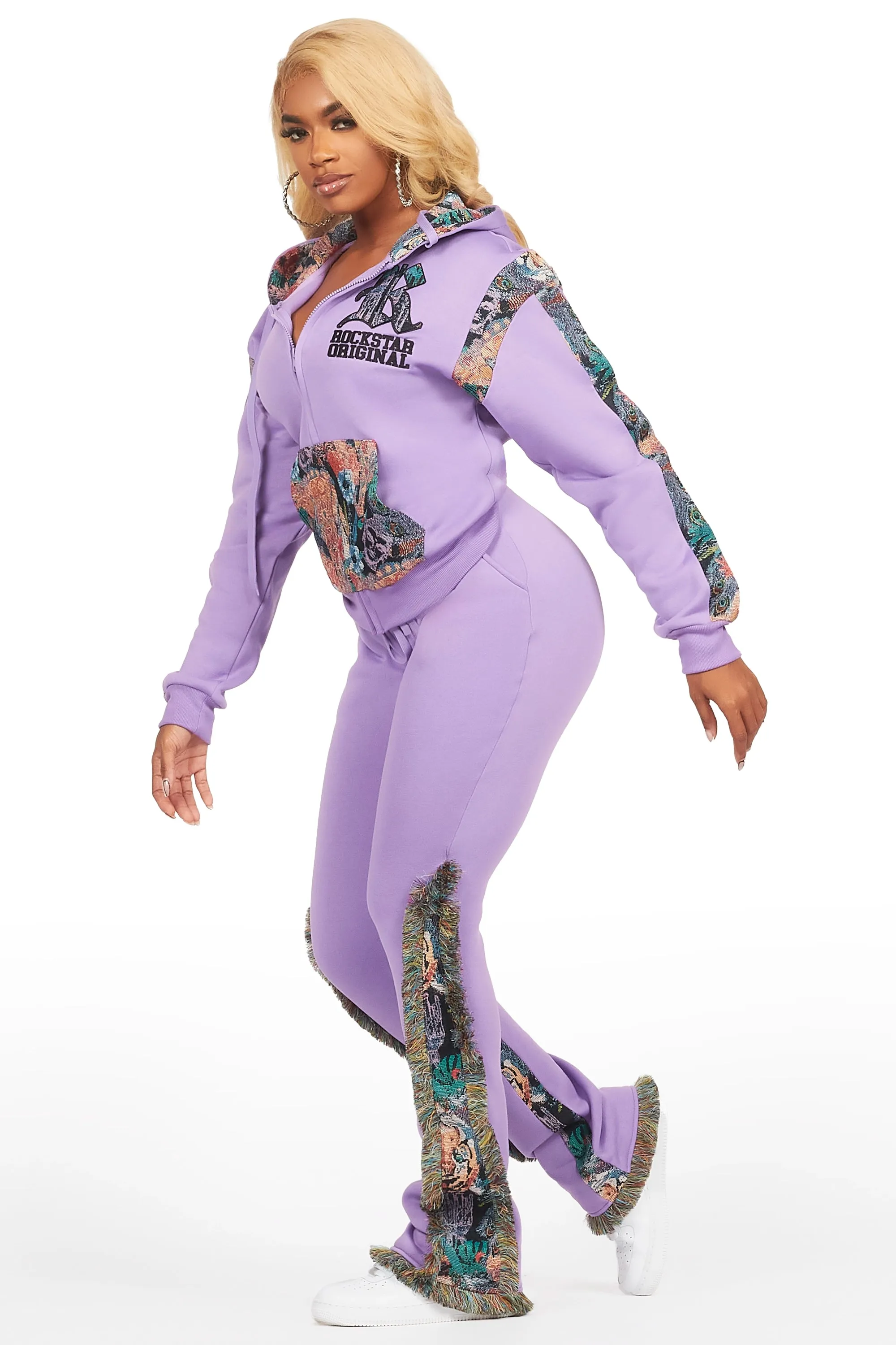 Linnea Purple Tapestry Stacked Trackset sold by Rockstar Original product image thumbnail 4