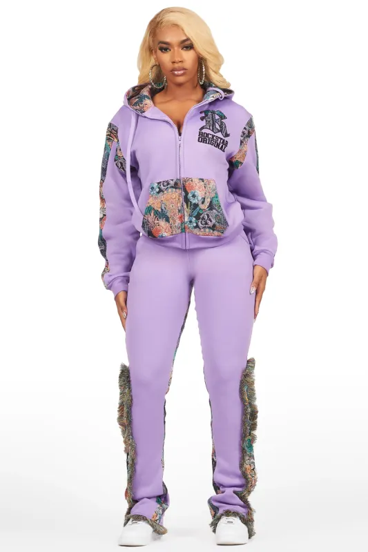 Linnea Purple Tapestry Stacked Trackset sold by Rockstar Original