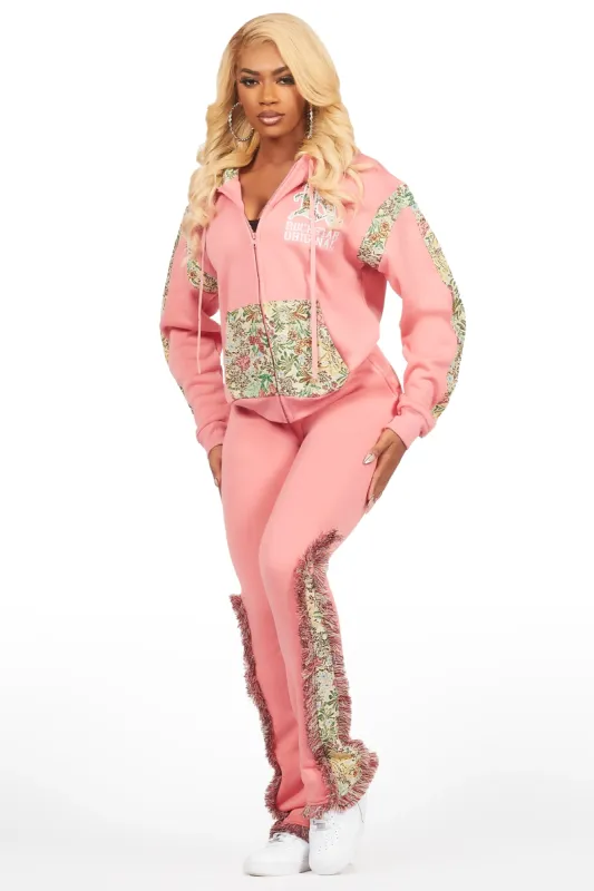 Linnea Rose Pink Tapestry Stacked Trackset sold by Rockstar Original