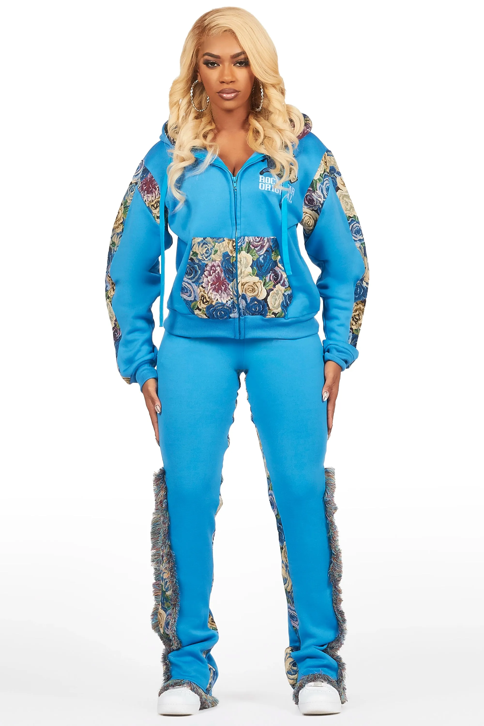 Linnea Blue Tapestry Stacked Trackset sold by Rockstar Original product image thumbnail 2