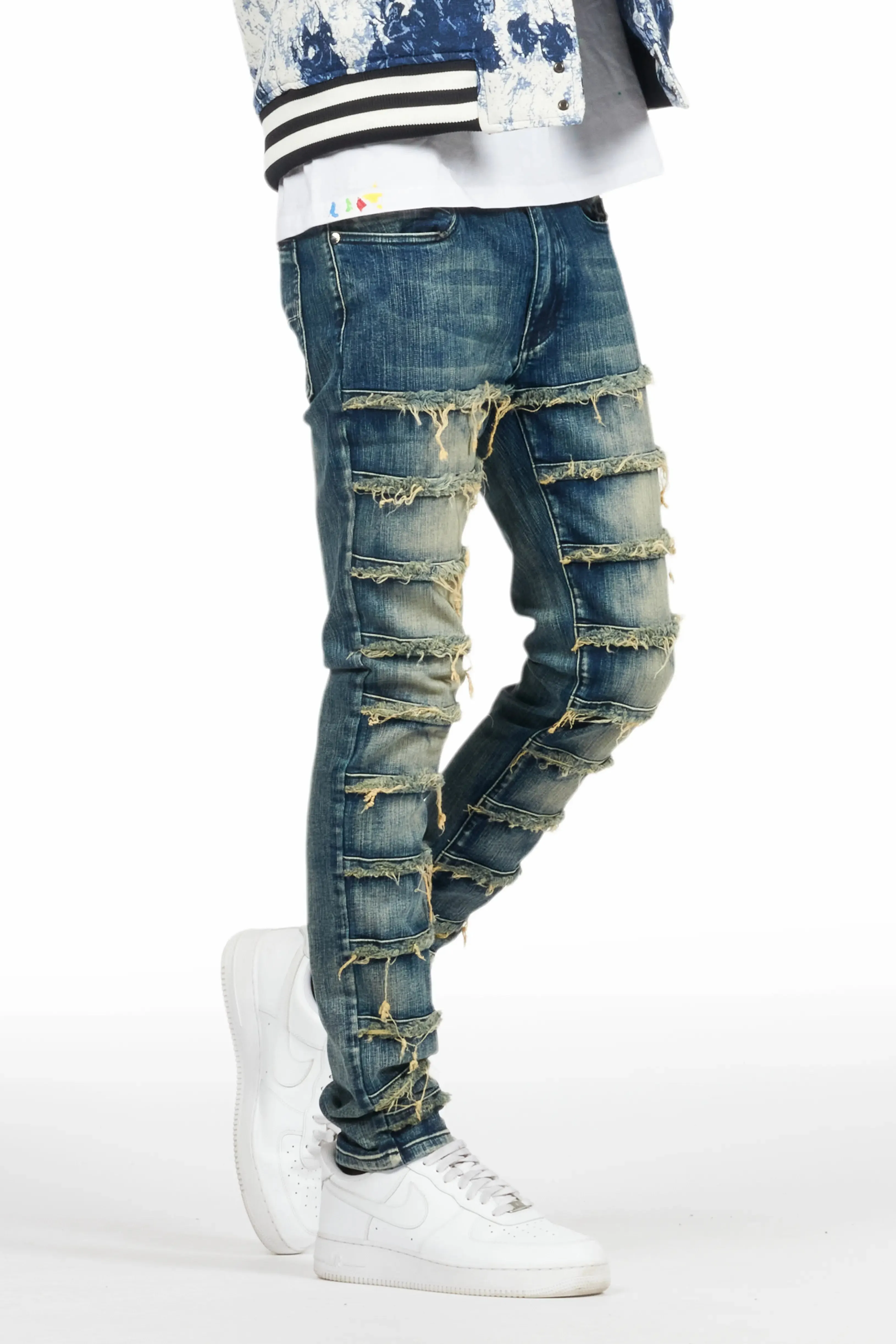 Waylon Tint Frayed Slim Fit Jean sold by Rockstar Original