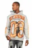 Fields Grey/Orange Distressed Graphic Hoodie sold by Rockstar Original