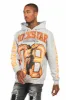 Fields Grey/Orange Distressed Graphic Hoodie sold by Rockstar Original