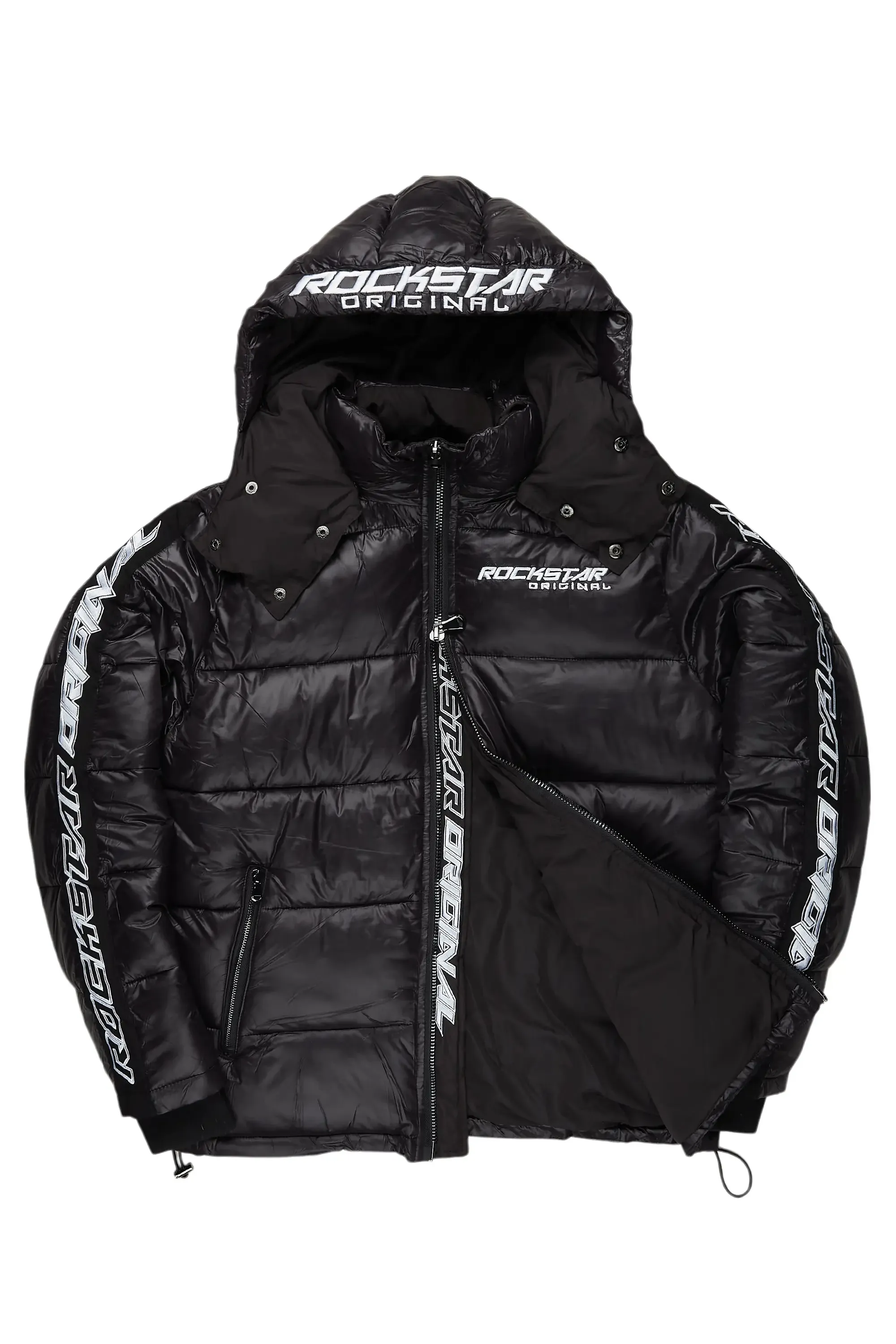 Alasia Jet Black Puffer Jacket sold by Rockstar Original product image thumbnail 2
