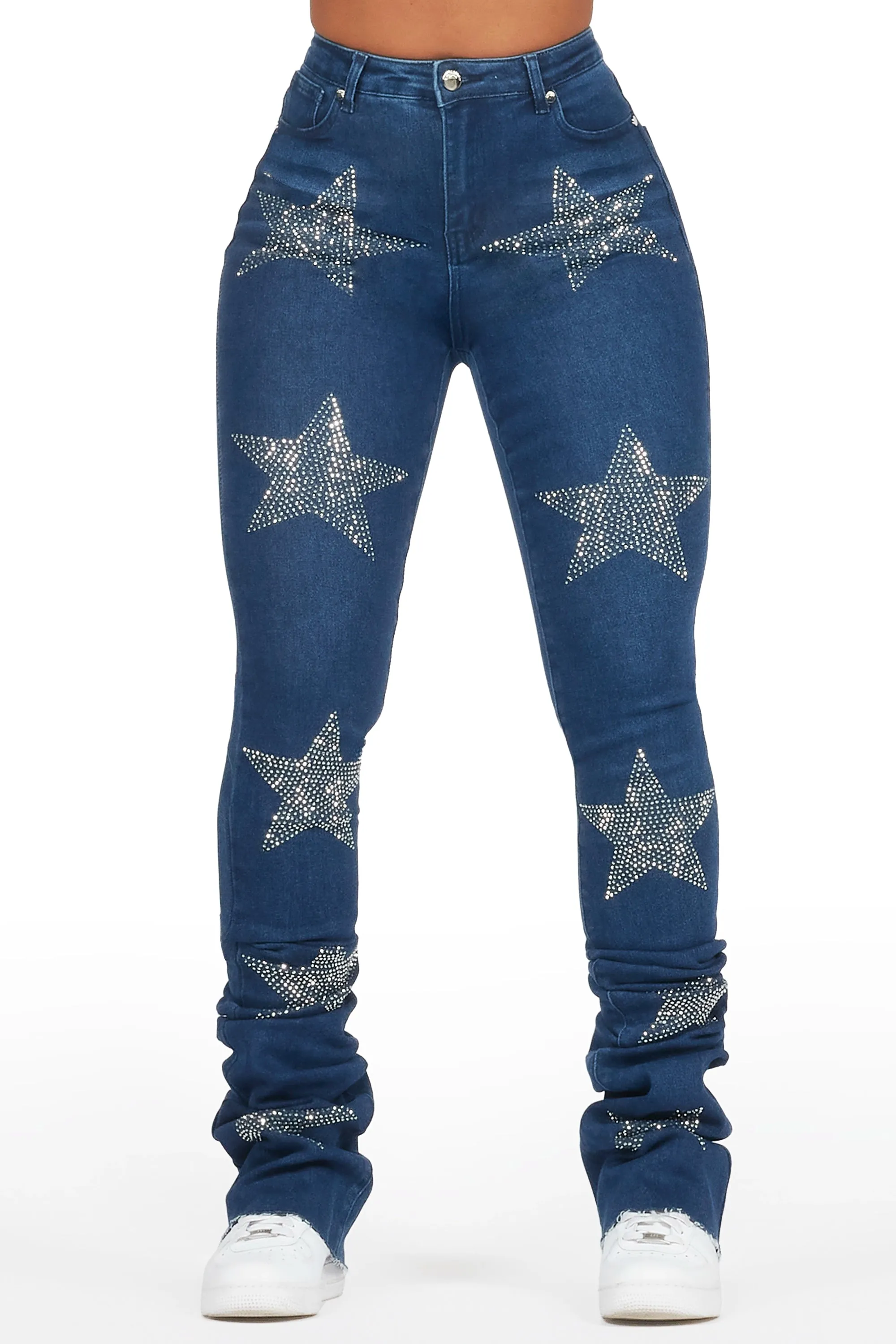Stargirl Dark Wash Super Stacked Jean sold by Rockstar Original