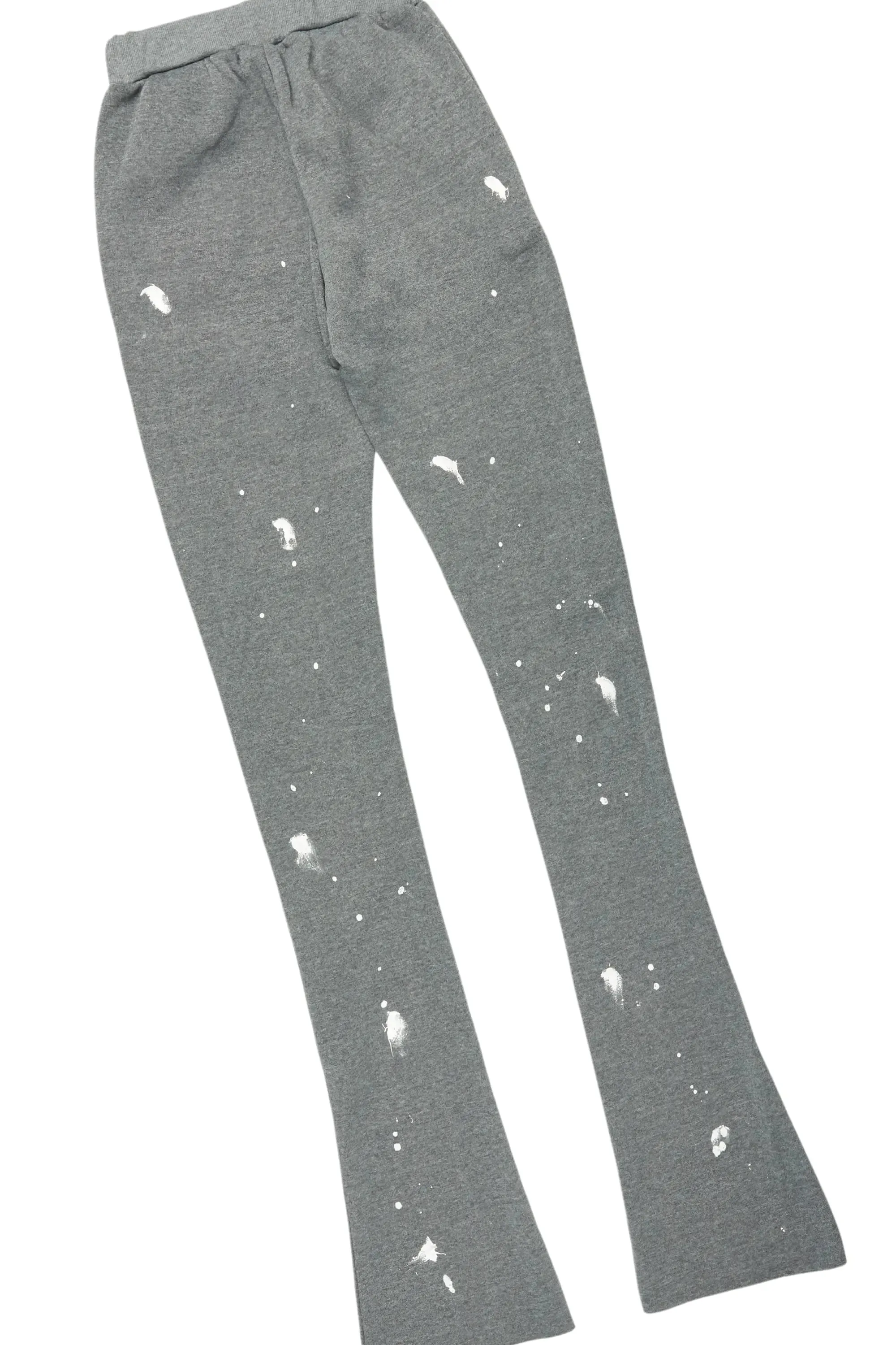 Halloway Heather Grey Zip Up Super Stacked Trackset sold by Rockstar Original product image thumbnail 5