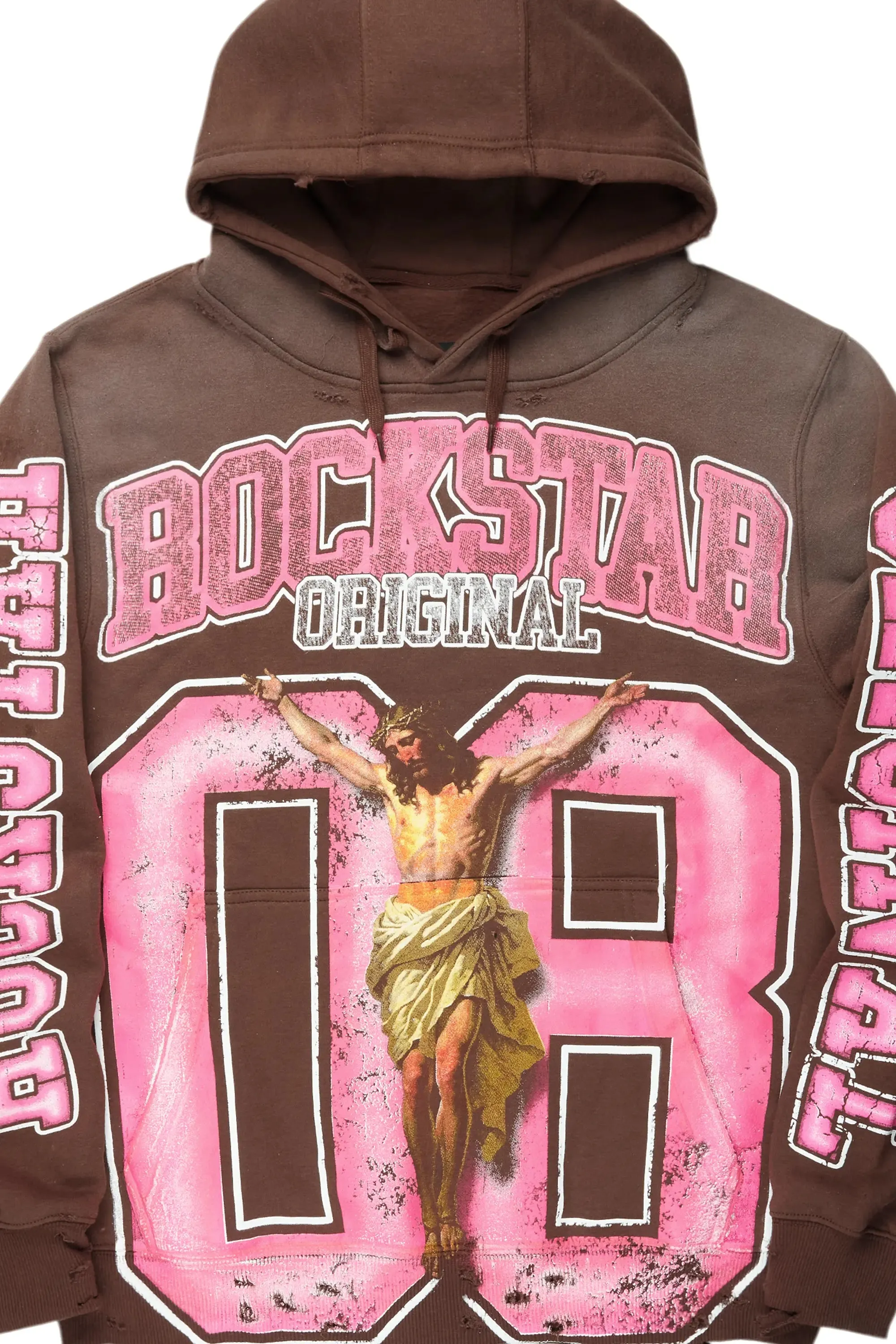 Tariqa Brown Oversized Hoodie sold by Rockstar Original product image thumbnail 2