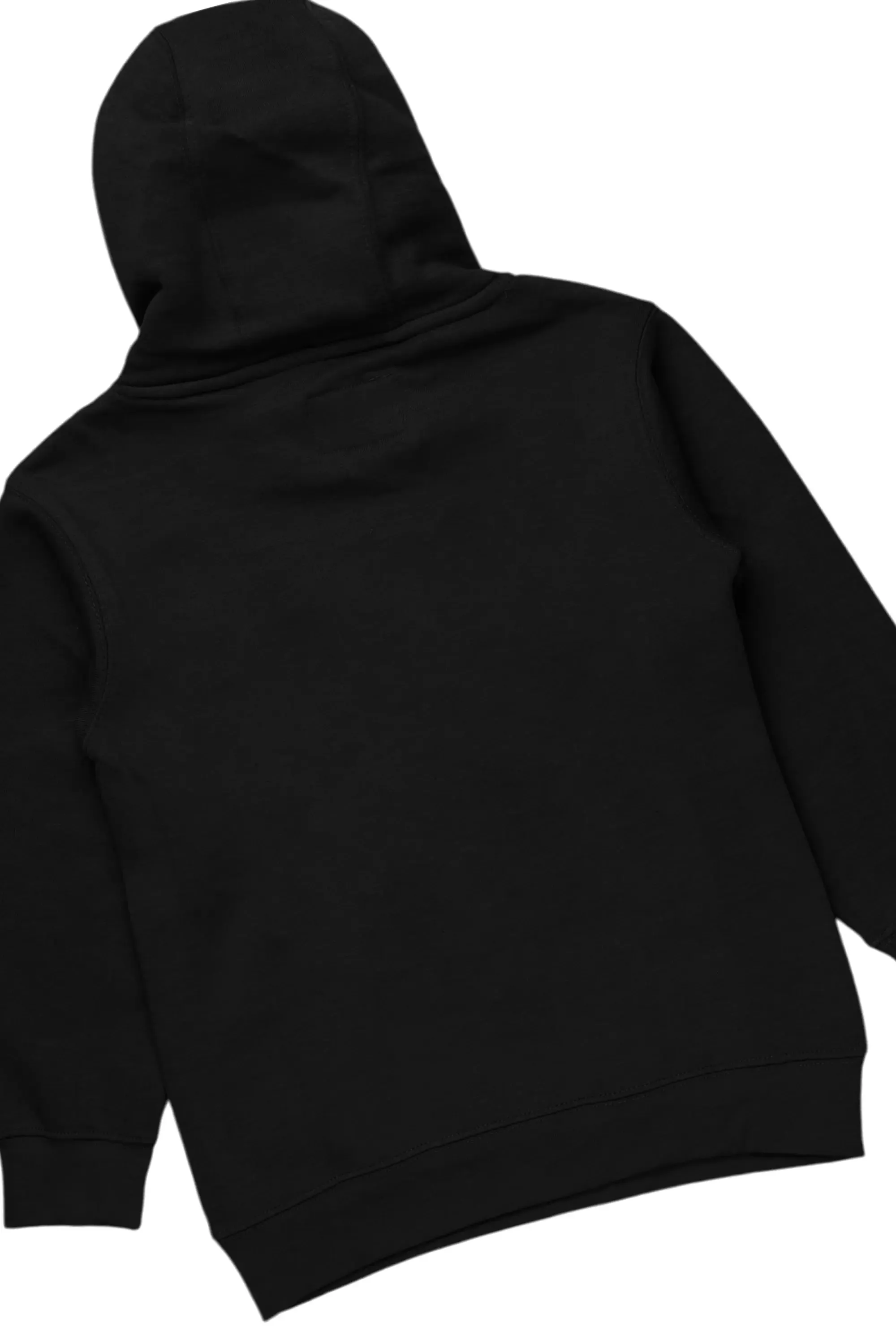 Boys Noam Black Hoodie/Stacked Flare Jean Set sold by Rockstar Original product image thumbnail 3