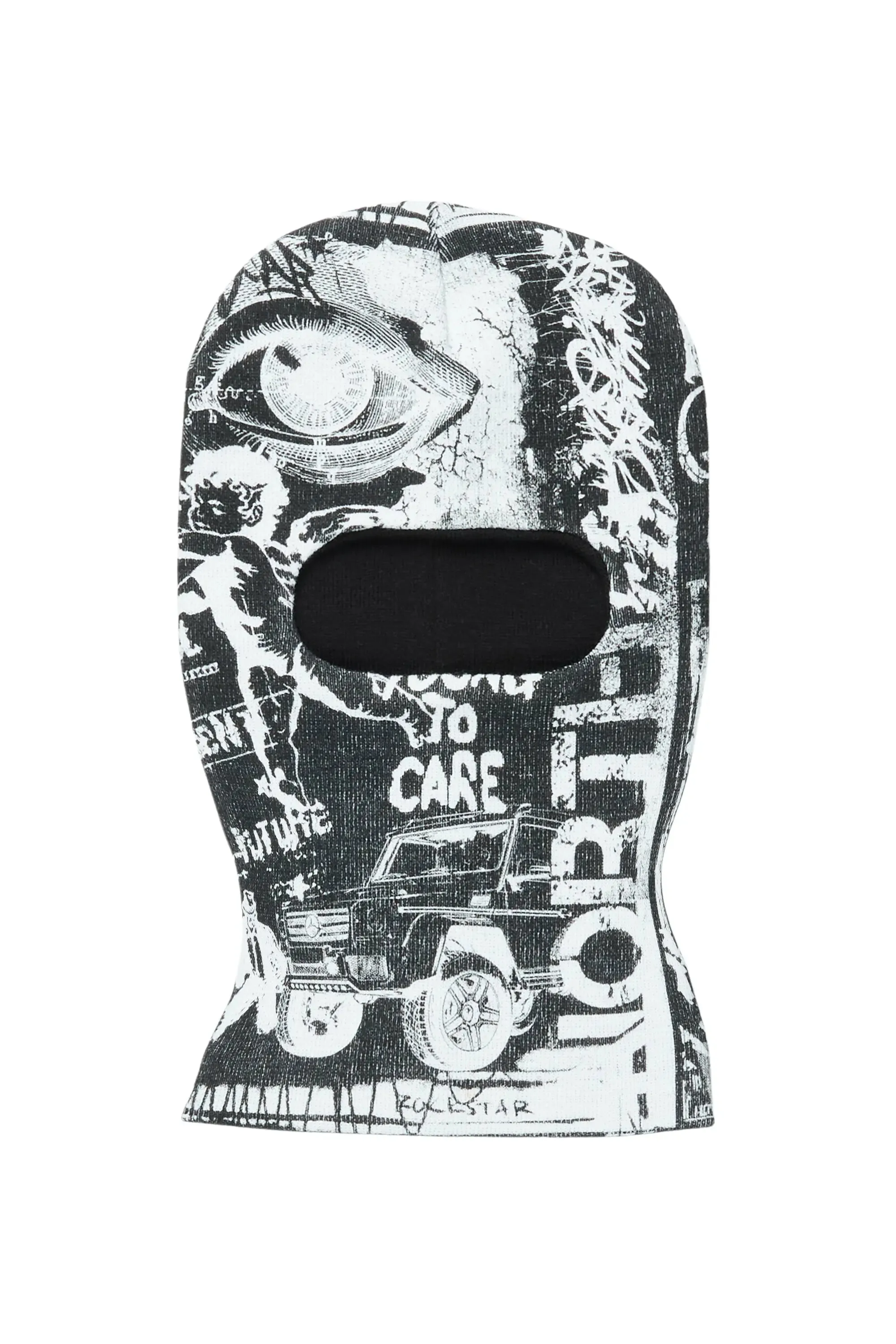 Selby Black/White Jaquard Ski Mask sold by Rockstar Original