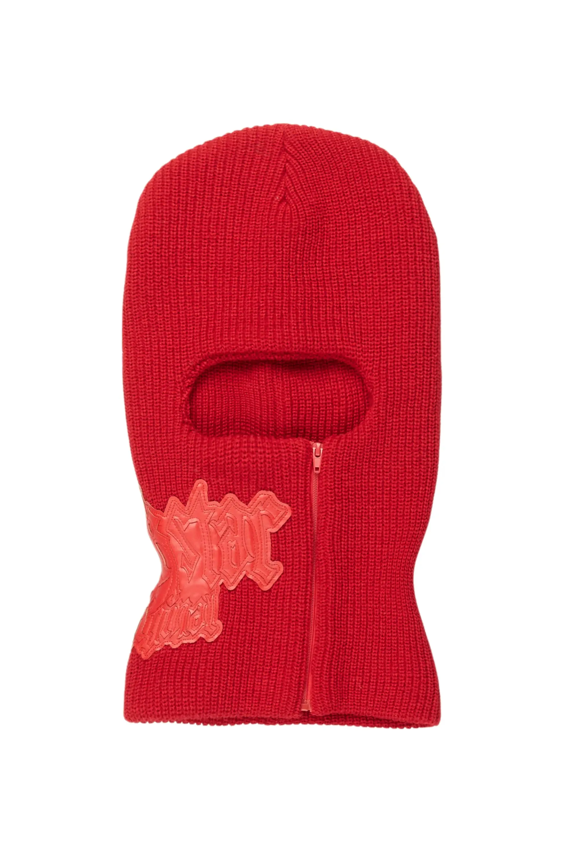 Zaya Red Rubber Patch Ski Mask sold by Rockstar Original