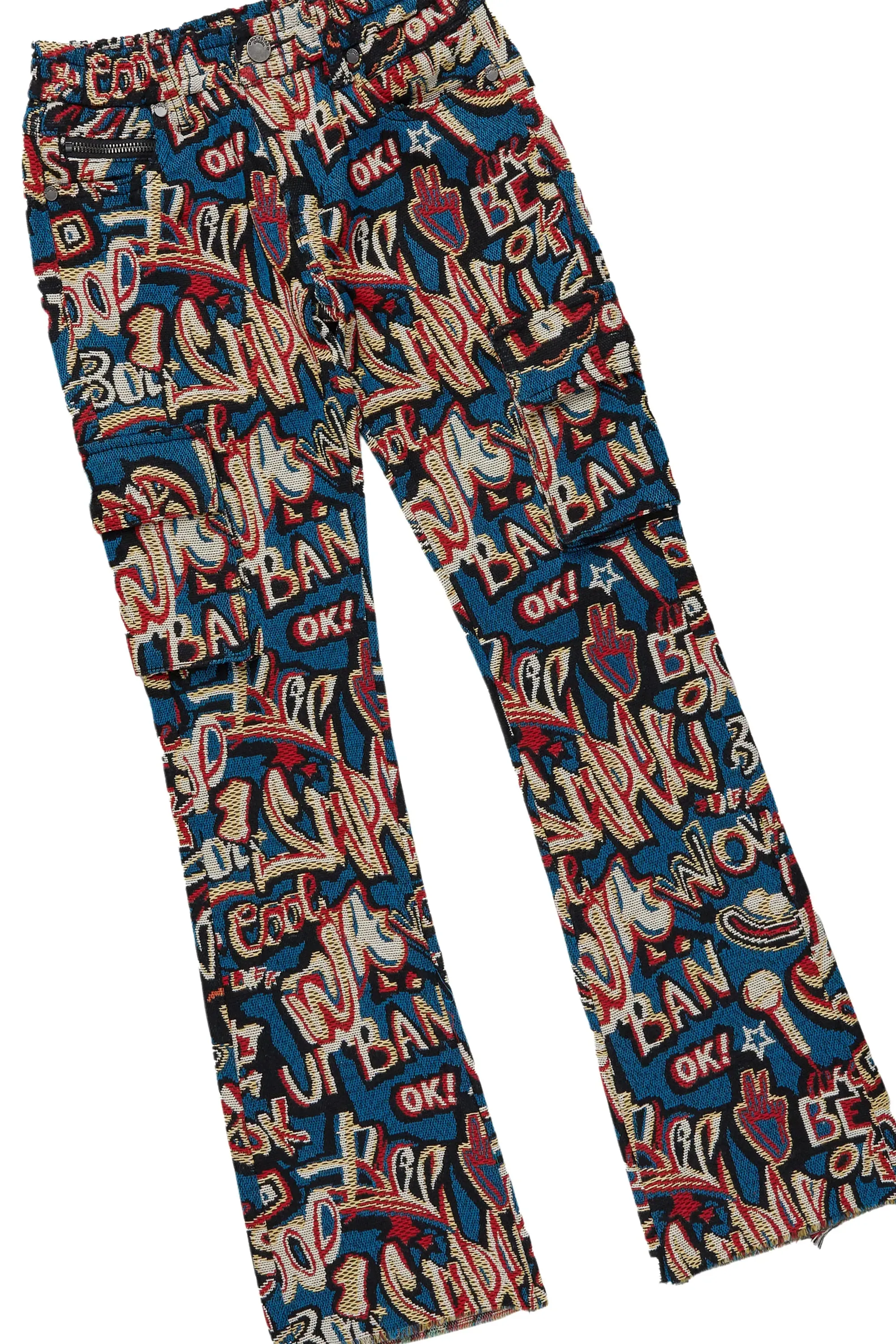 Boys Soweto Maroon Hoodie/Stack Flare Jean Set sold by Rockstar Original product image thumbnail 4