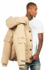 Adley Beige Utility Puffer Jacket sold by Rockstar Original