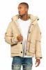 Adley Beige Utility Puffer Jacket sold by Rockstar Original