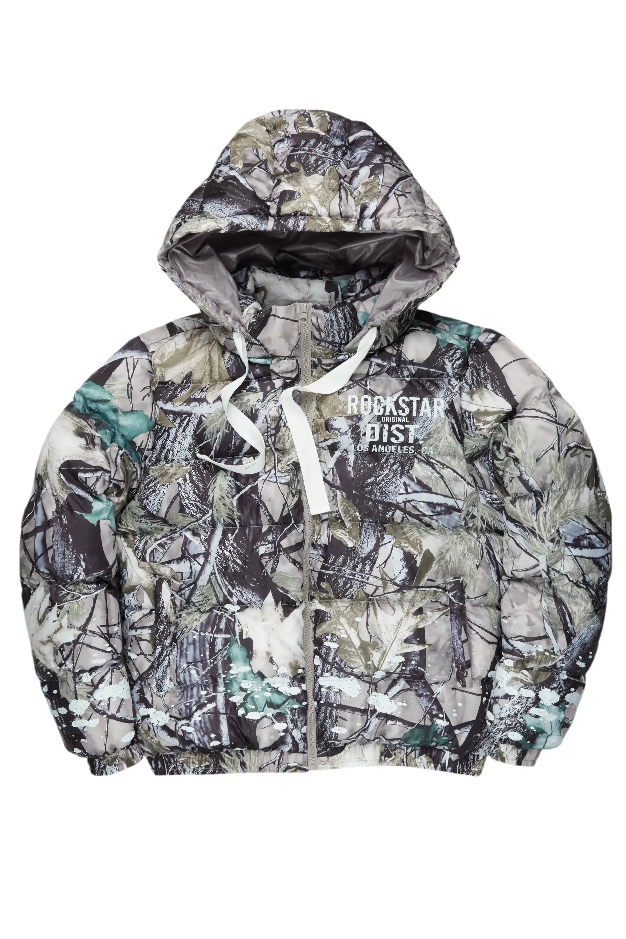 Art Dist. 2.0 Tree Camo Puffer Jacket sold by Rockstar Original