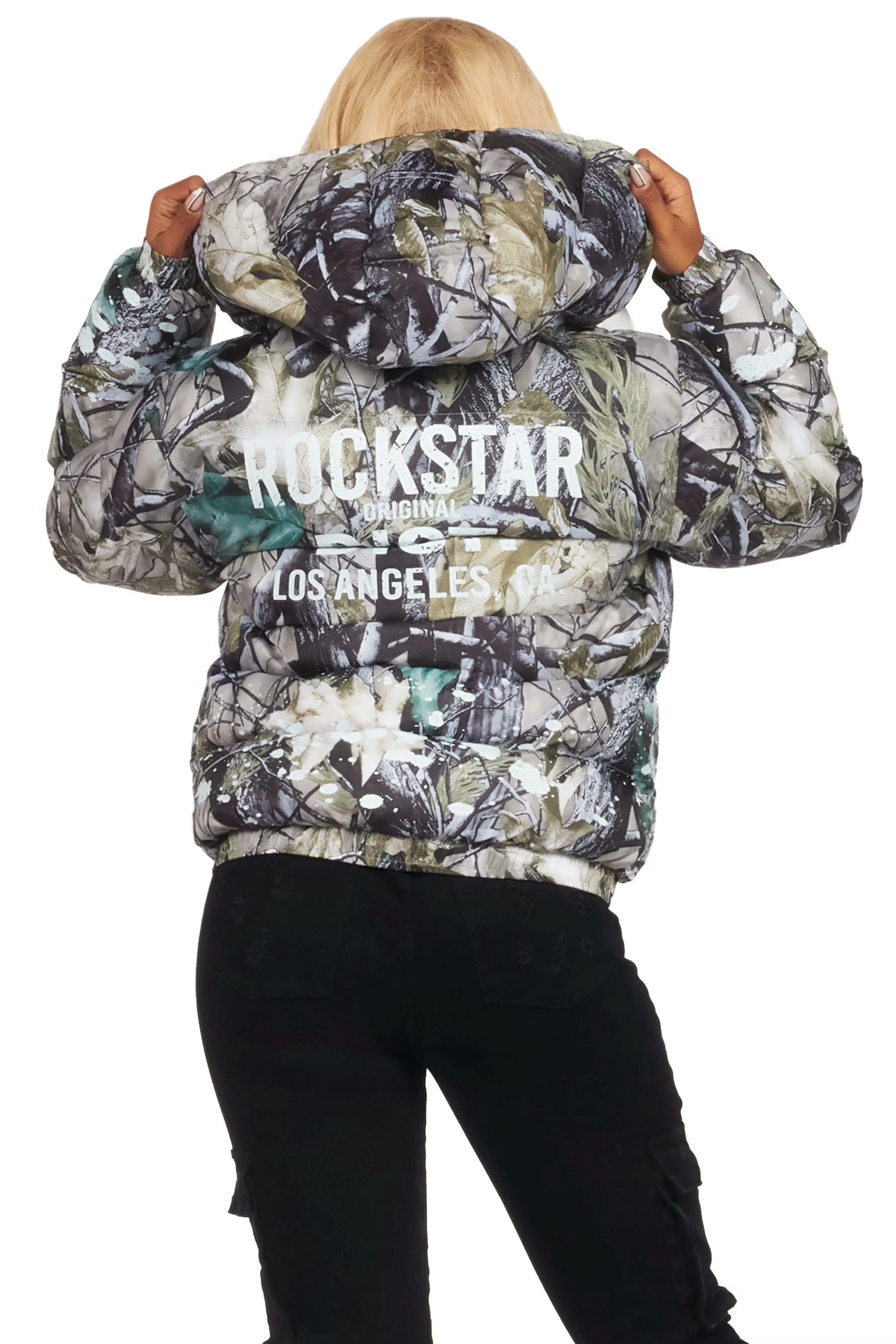 Art Dist. 2.0 Tree Camo Puffer Jacket sold by Rockstar Original product image thumbnail 2
