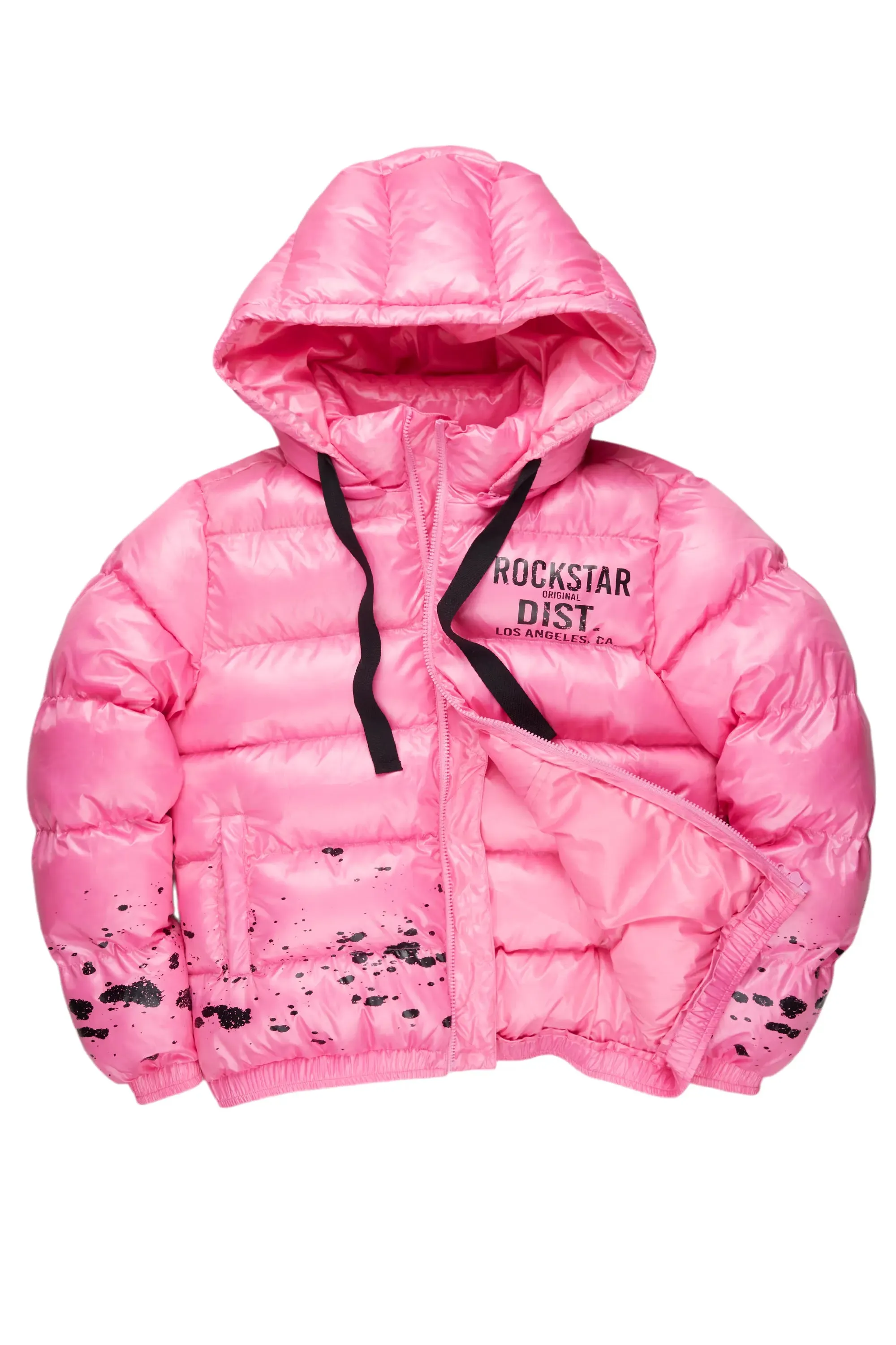 Art Dist. 2.0 Pink Puffer Jacket sold by Rockstar Original product image thumbnail 3
