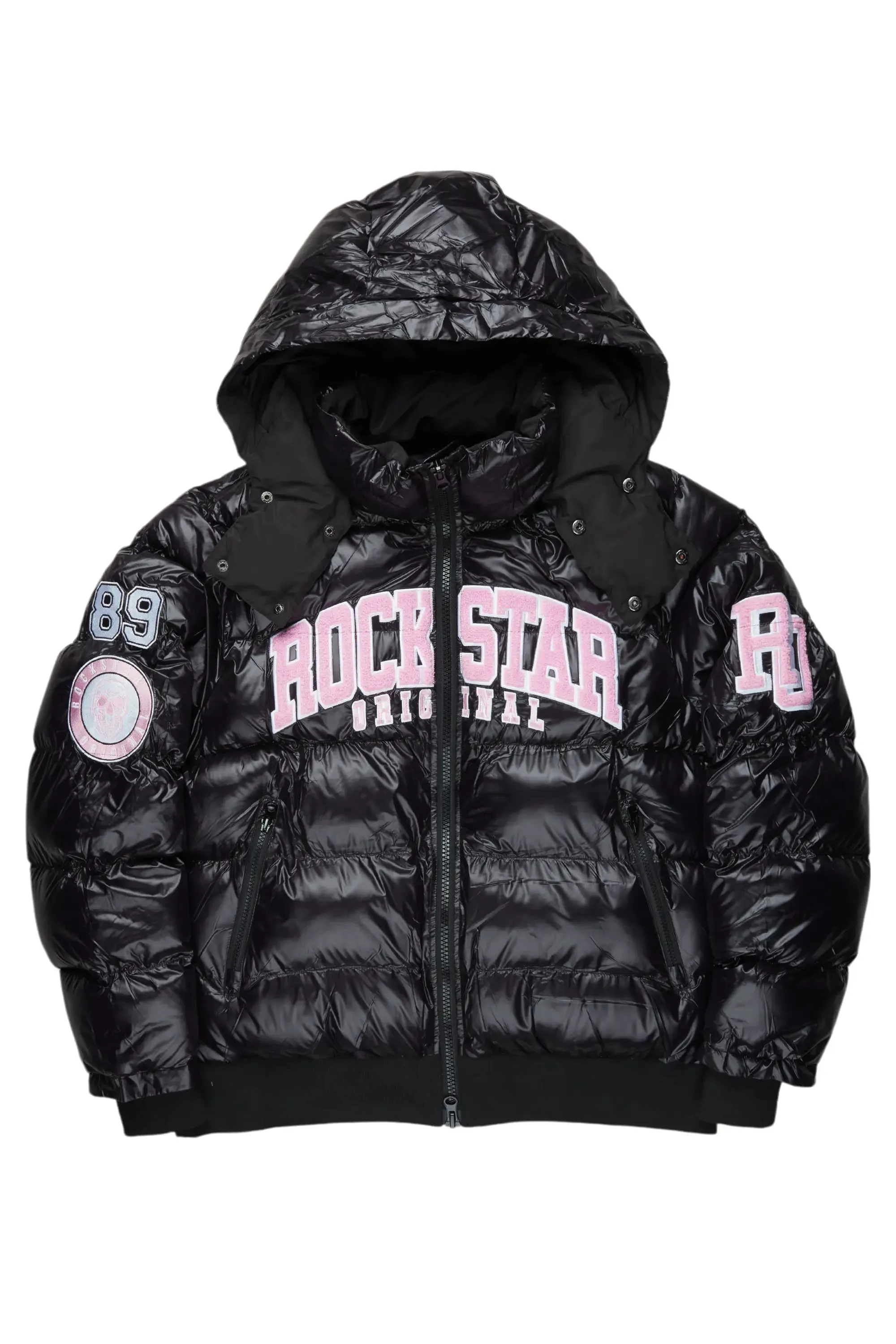 Esmeralda Black Puffer Jacket sold by Rockstar Original