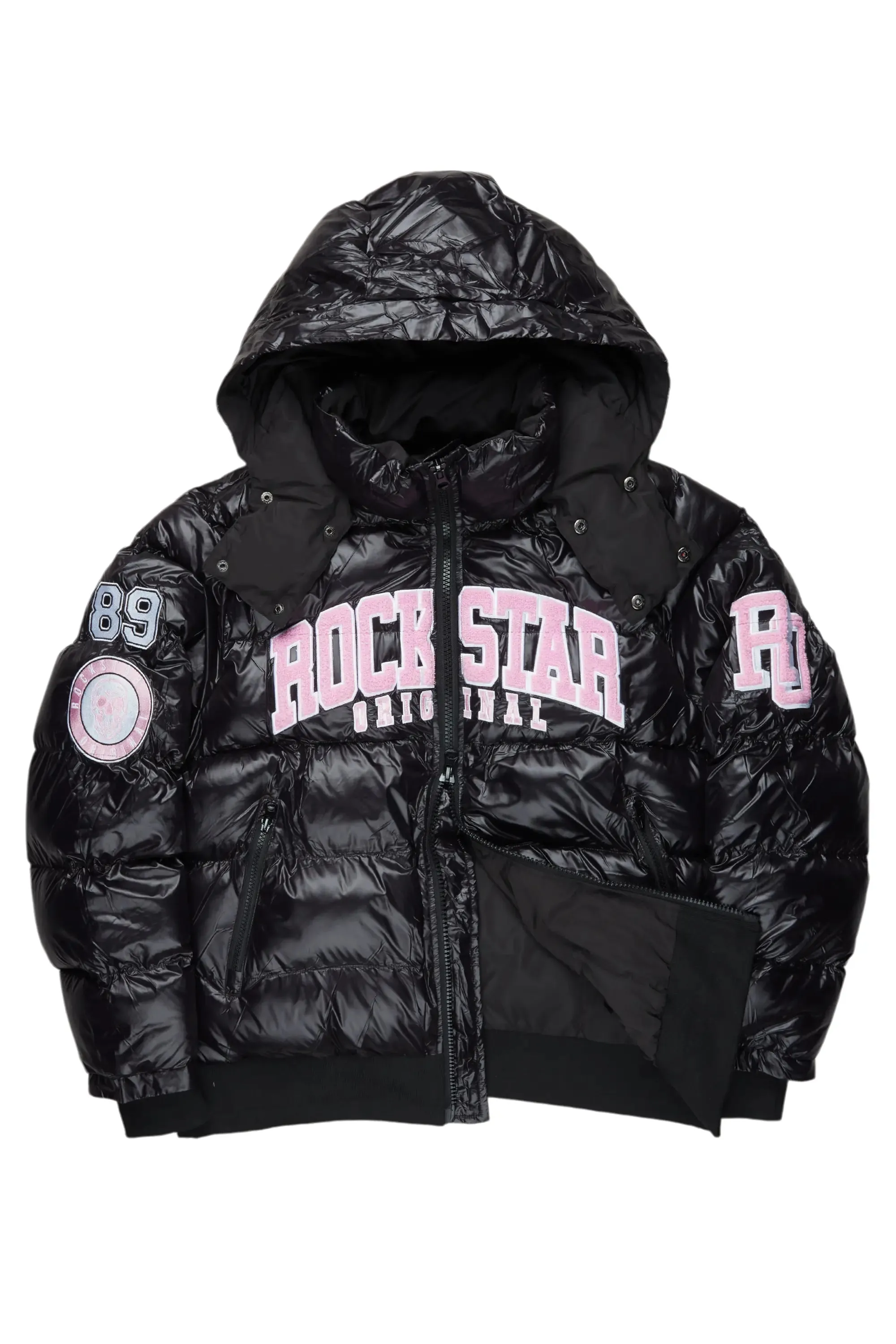 Esmeralda Black Puffer Jacket sold by Rockstar Original product image thumbnail 2