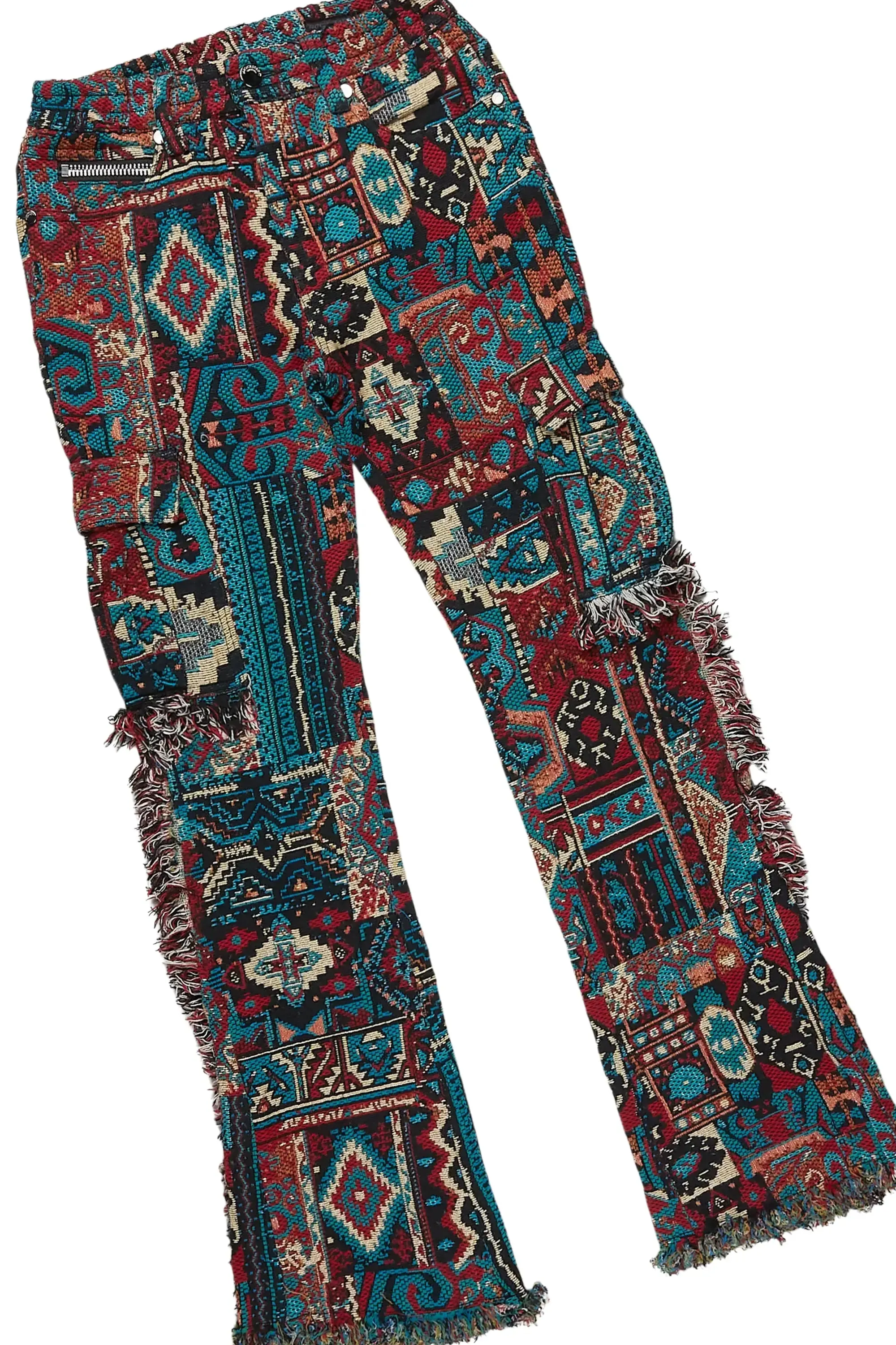 Boys Bloke Navy Hoodie/Stacked Flare Jean Set sold by Rockstar Original product image thumbnail 4