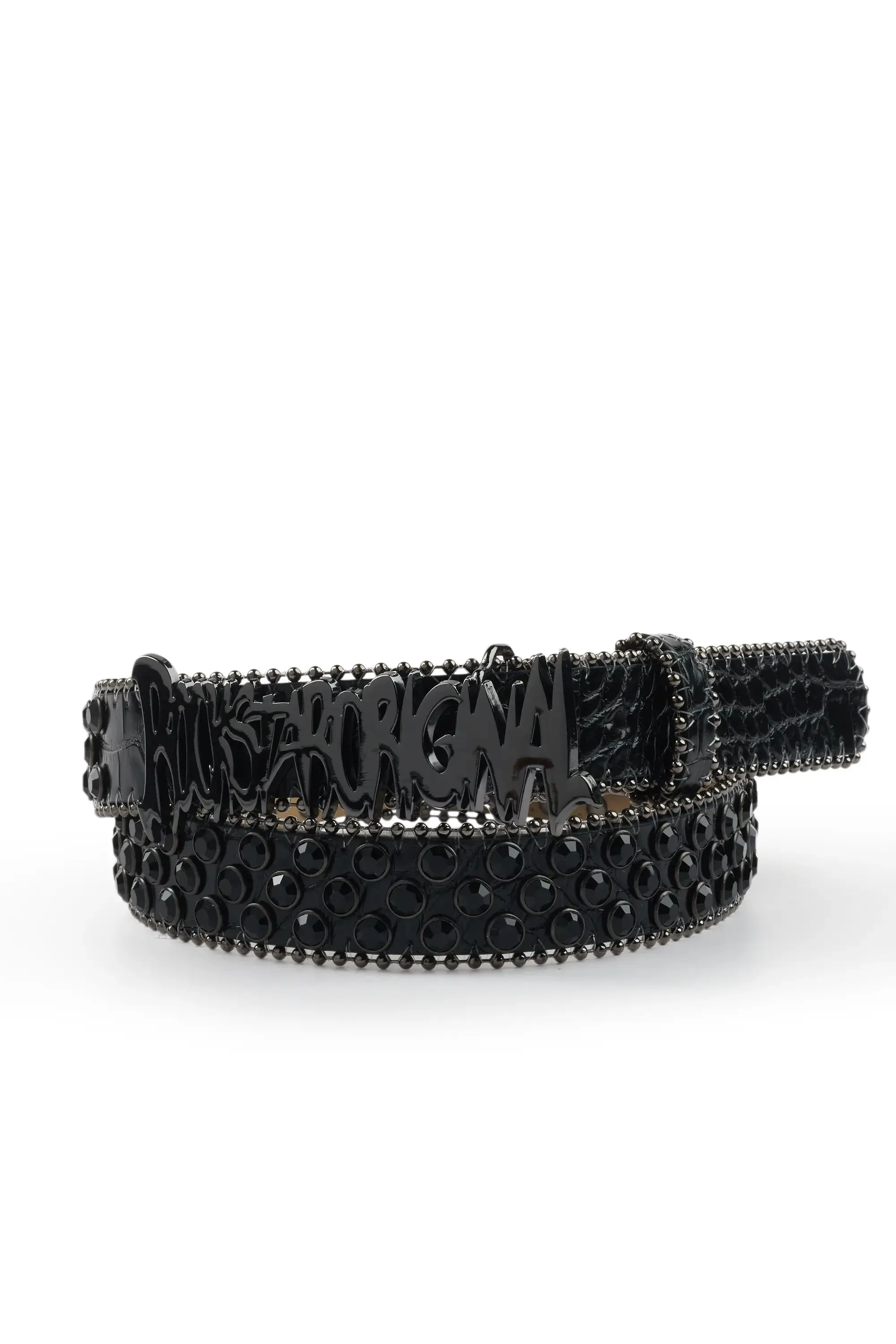 Sammy Black Rhinestone Belt sold by Rockstar Original