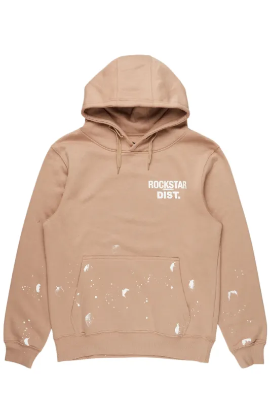 Nylia Beige Oversized Hoodie sold by Rockstar Original