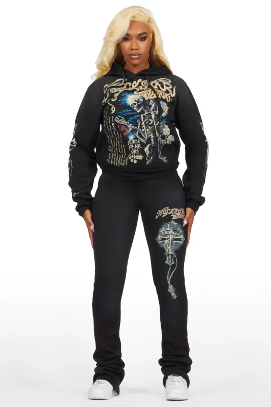 Chapelle Black Super Stacked Trackset sold by Rockstar Original