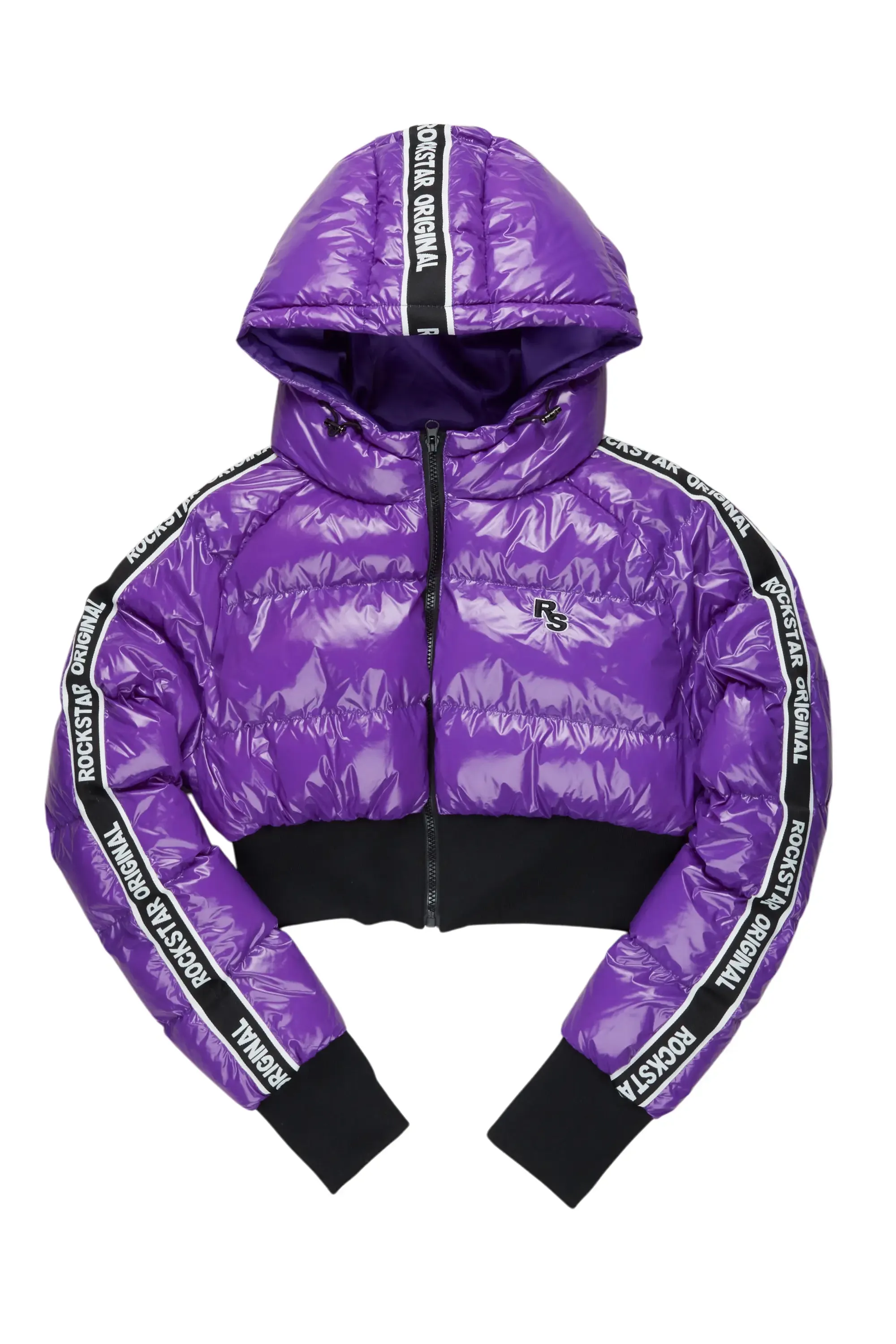 Jackey Purple 2.0 Crop Puffer Jacket sold by Rockstar Original product image thumbnail 2