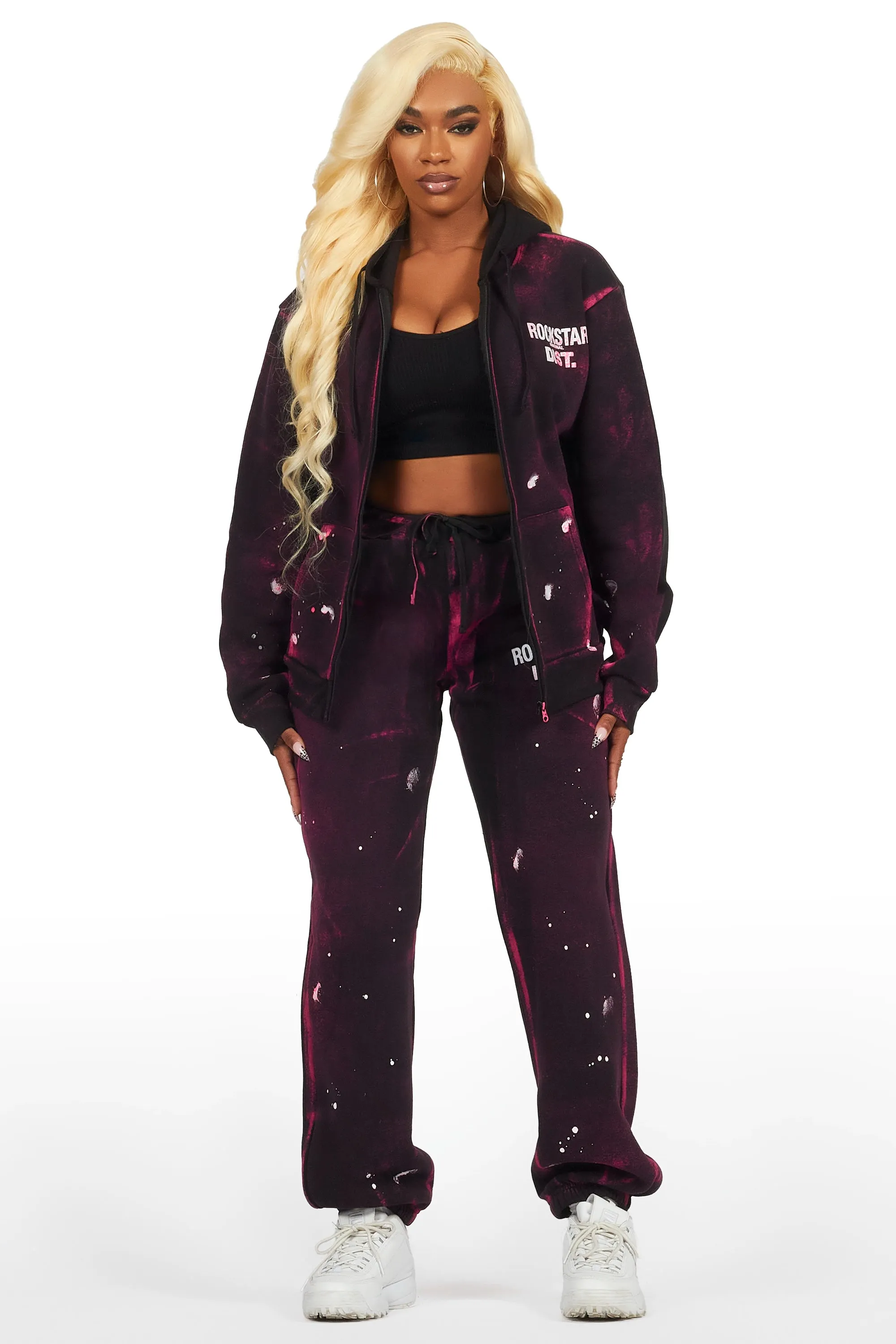 Alaiyah Black Oversized Trackset sold by Rockstar Original